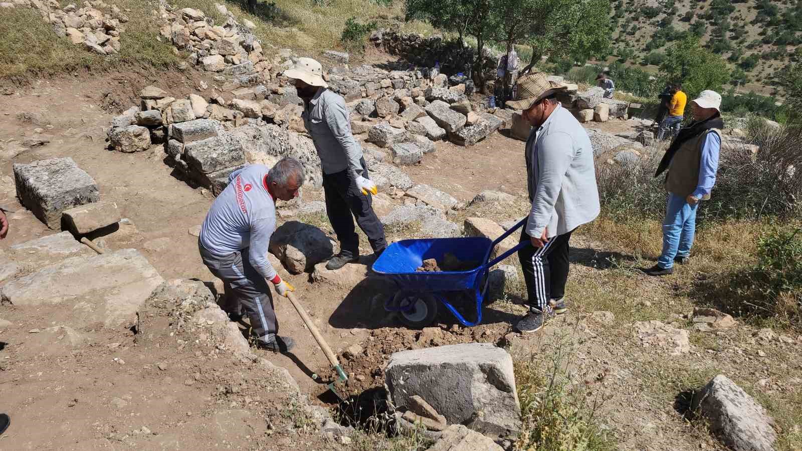 Kral 1. Antiochos’un Arsemia Antik Kenti’ndeki yazlık sarayında kazı çalışması başladı
