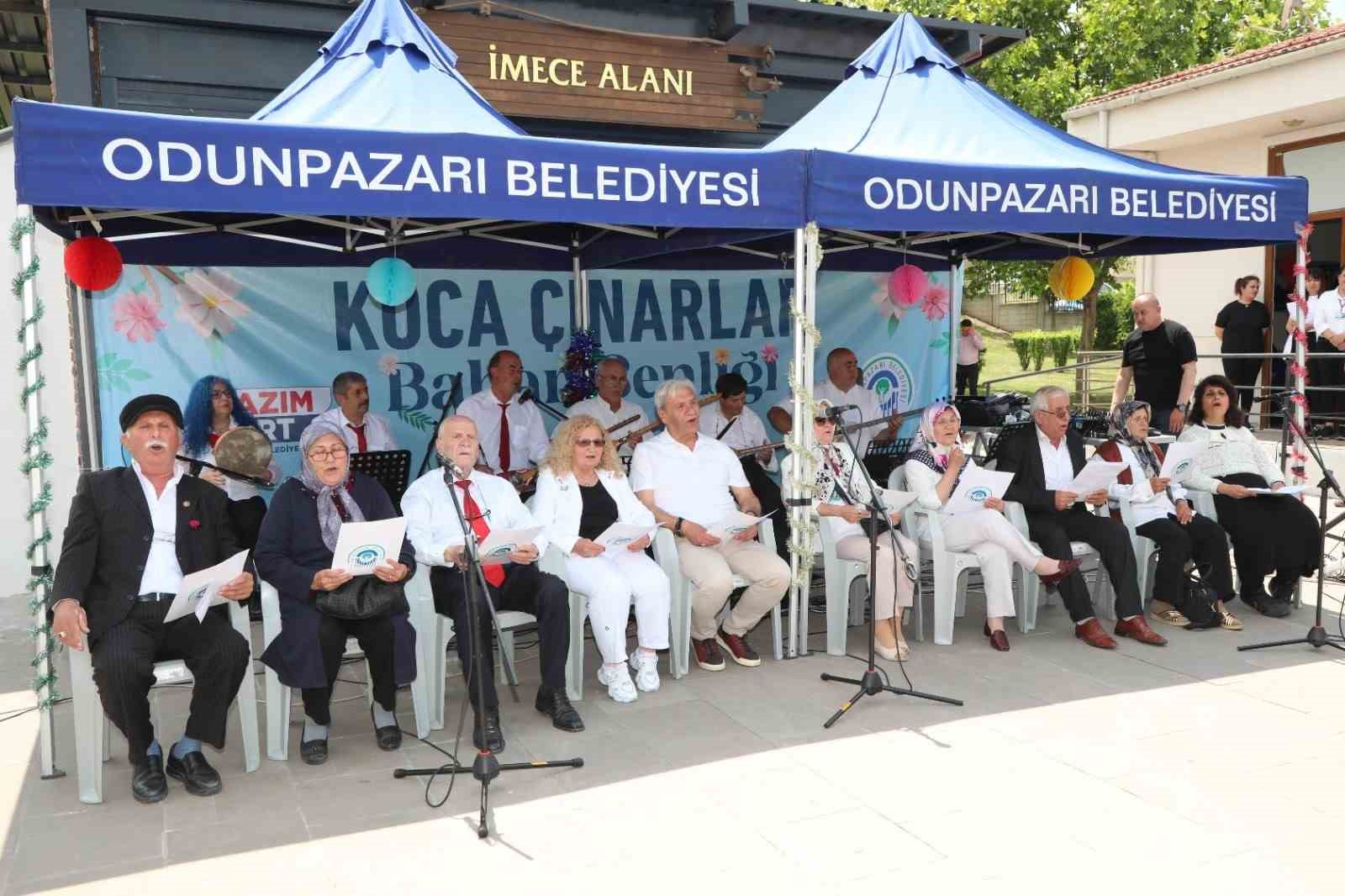 Koca Çınarlar bahar şenliği yaptı, Başkan Kurt da onlara eşlik etti
