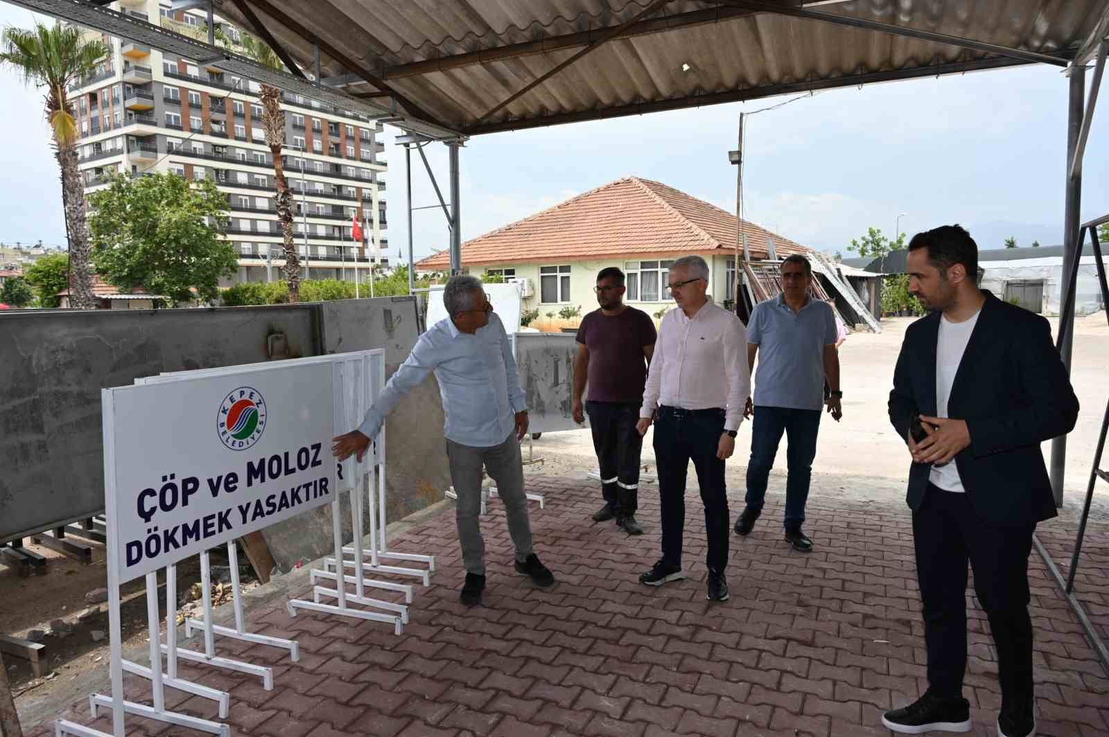 Başkan Vekili Altekin, belediye tesislerini inceledi
