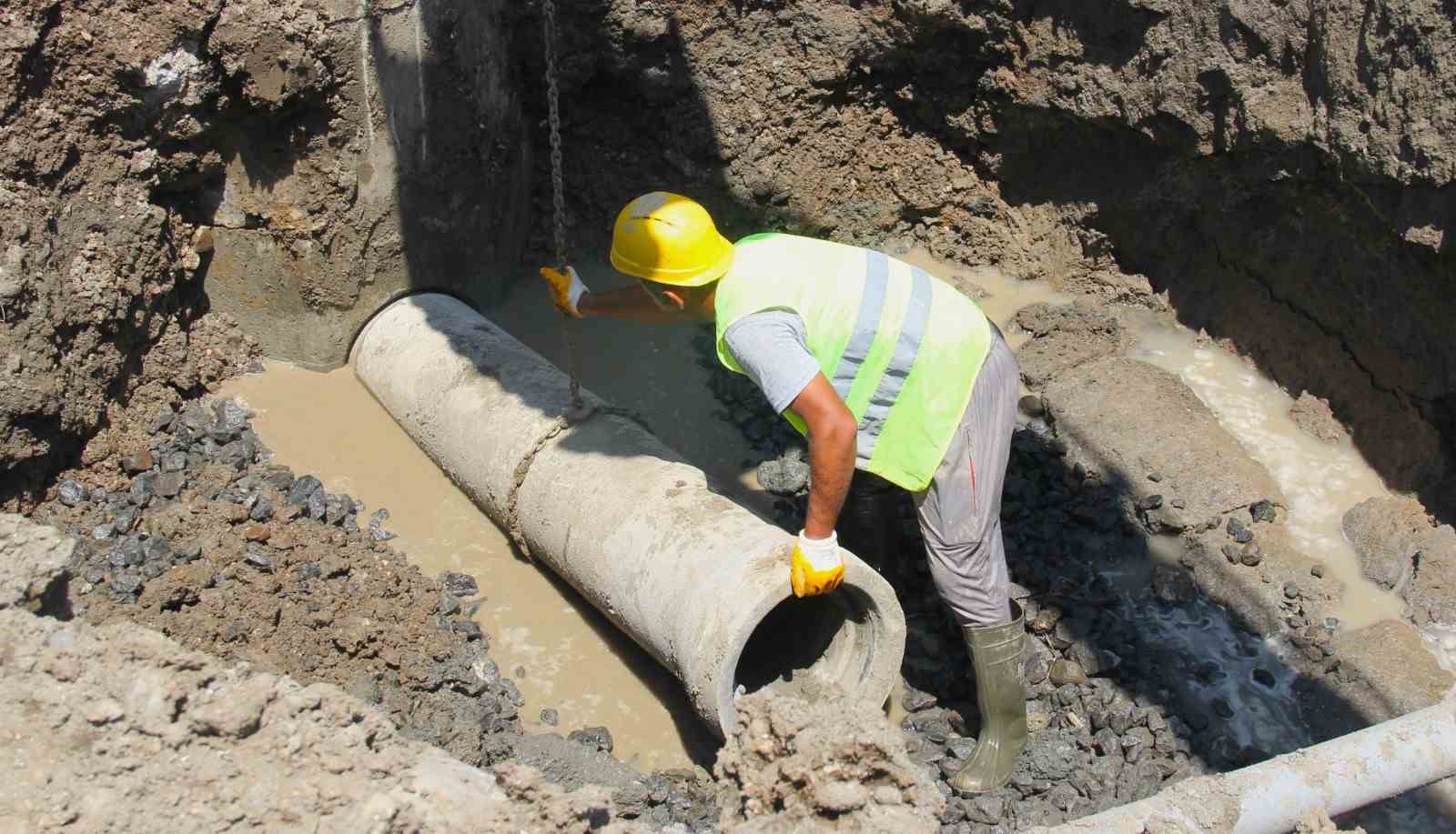 SASKİ’den Canik’e yağmur suyu hattı
