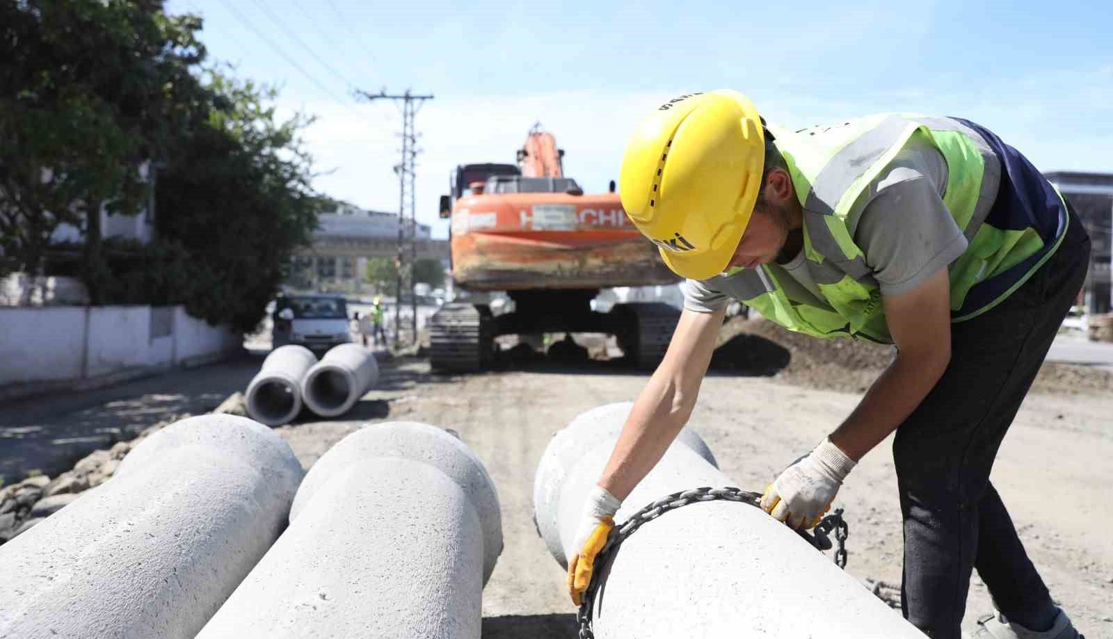 SASKİ’den Canik’e yağmur suyu hattı
