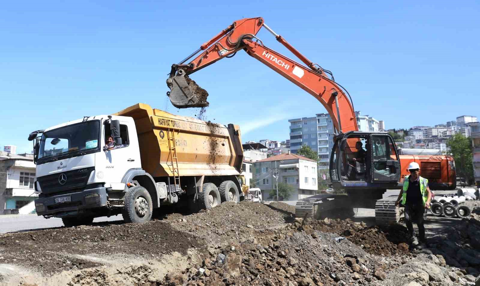 SASKİ’den Canik’e yağmur suyu hattı
