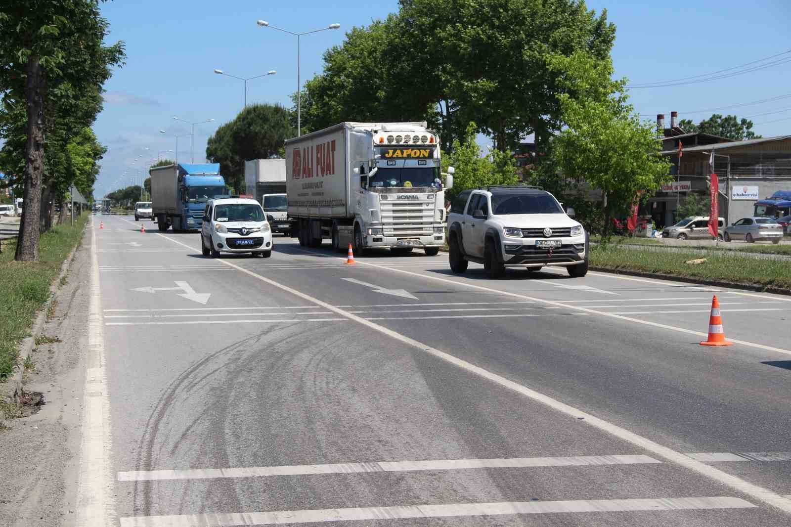 Yola dökülen balık yağı kazaya yol açtı: 1 yaralı
