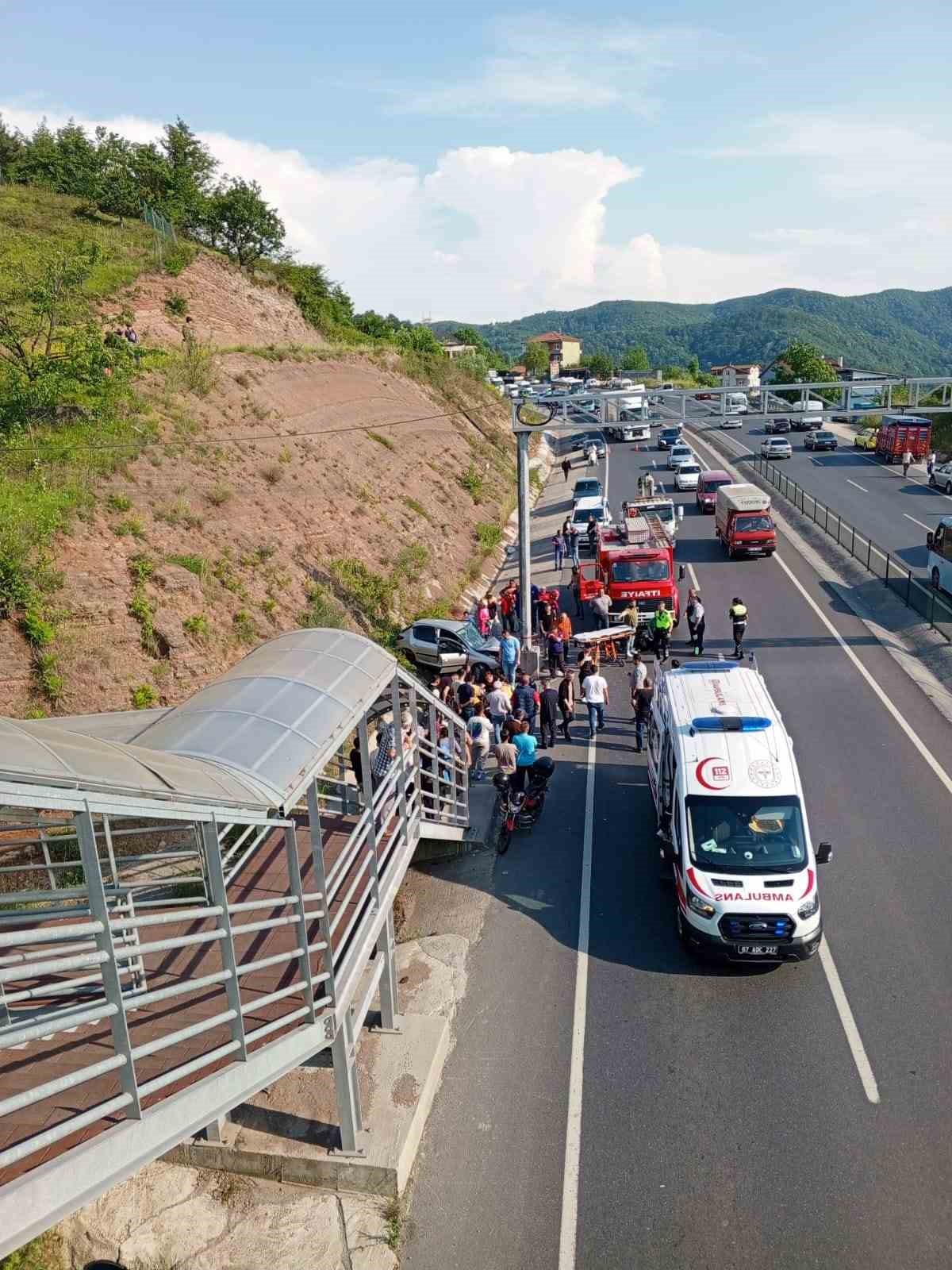 Karadeniz Ereğli’de trafik kazası: 1 ölü, 3 yaralı
