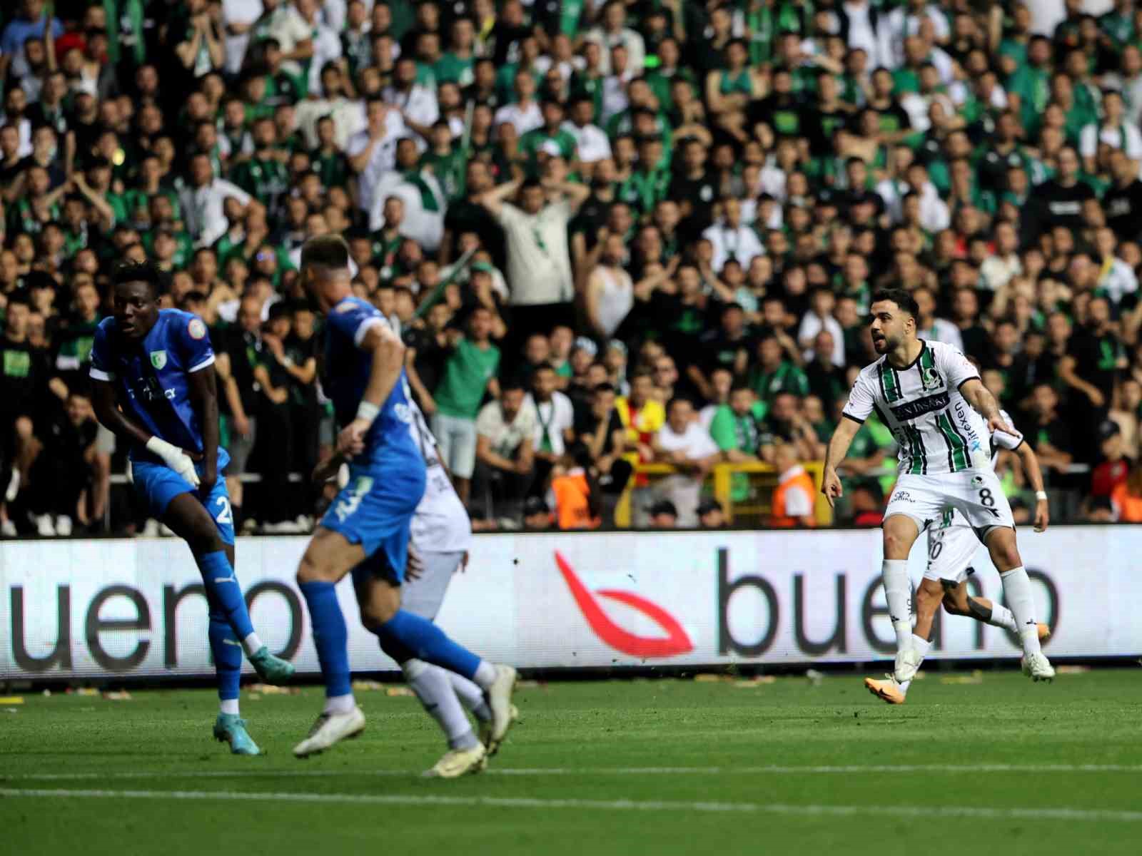 Trendyol 1. Lig Play-Off Final: Sakaryaspor: 0 - Bodrum FK: 1 (İlk yarı)
