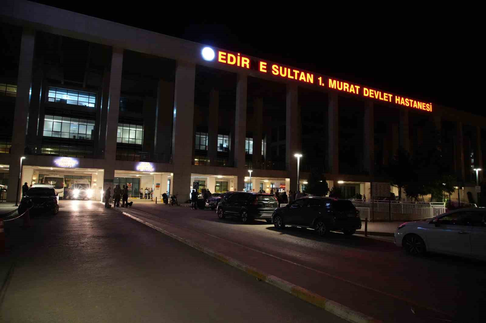 Edirne’de mahkum ve gardiyanlar hastanelik oldu
