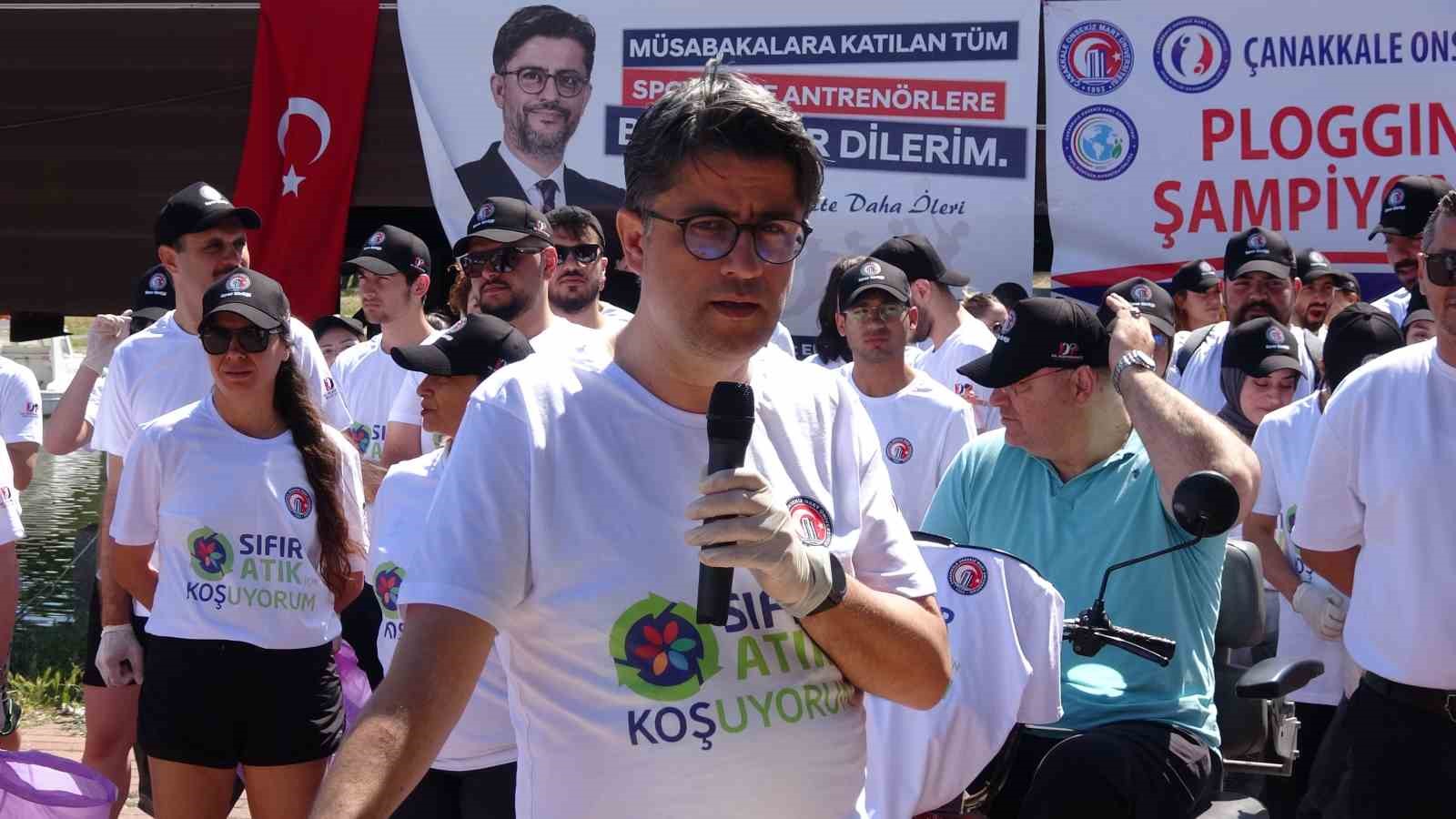 Çanakkale’de çevre bilinci için Plogging şampiyonası düzenlendi
