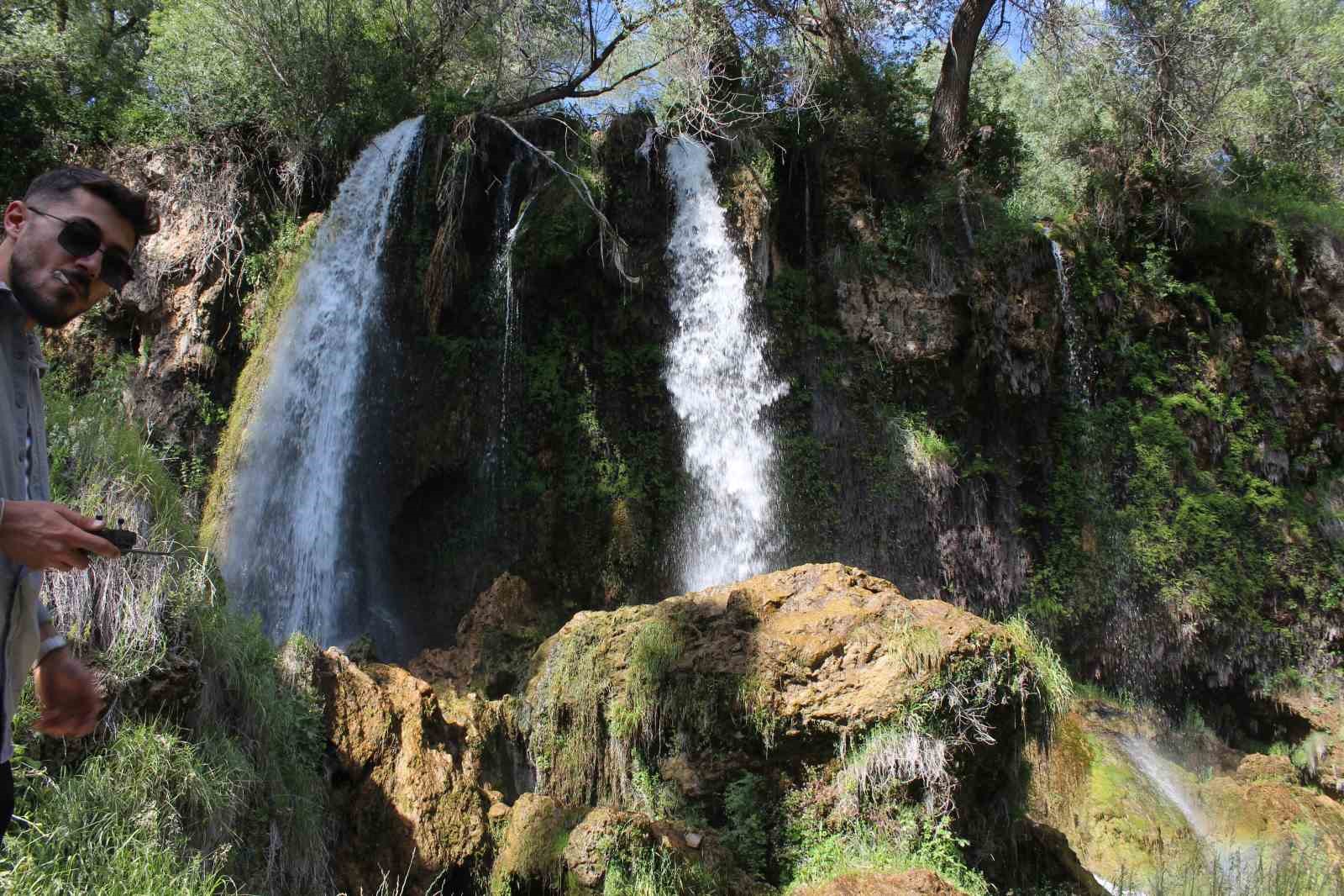 Bozkırın çağlayanı, ziyaretçilerini ağırlıyor
