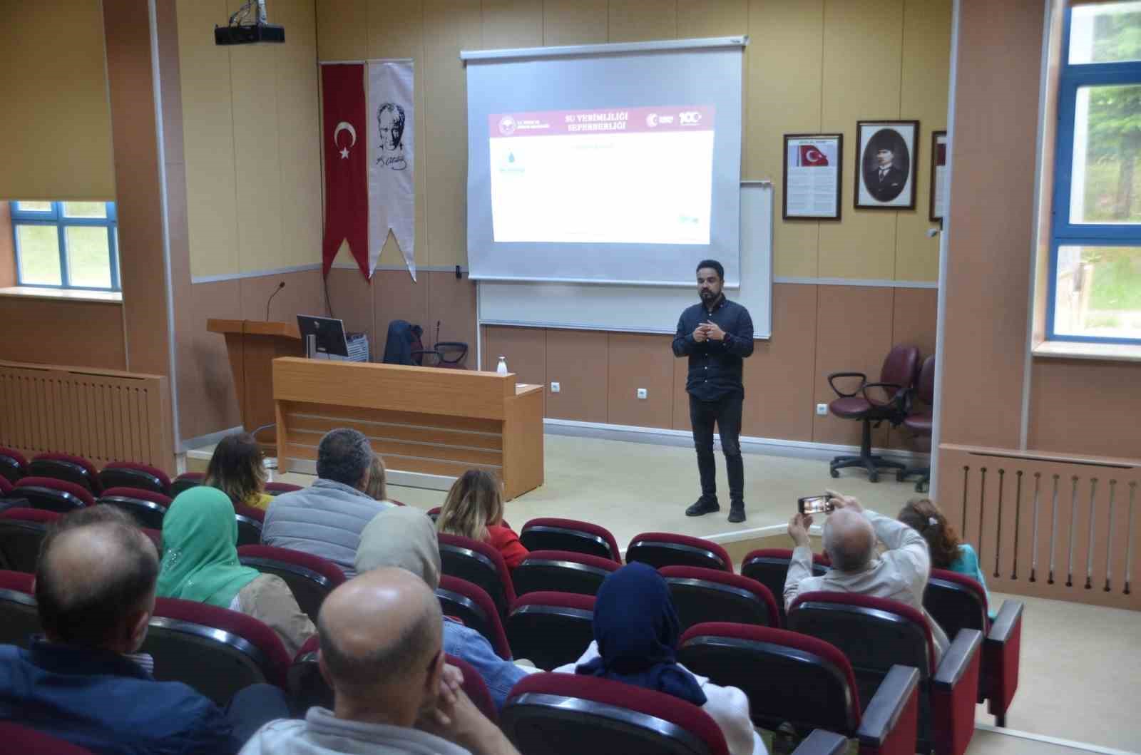 Niğde’de üniversite öğrencilerine yönelik su verimliliği eğitimi verildi
