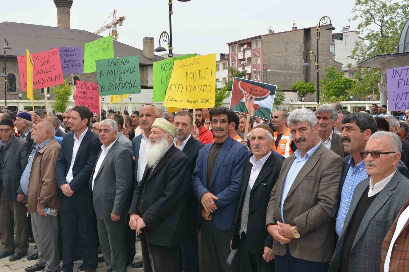 Patnos’ta sivil toplum kuruluşlarından İsrail tepkisi
