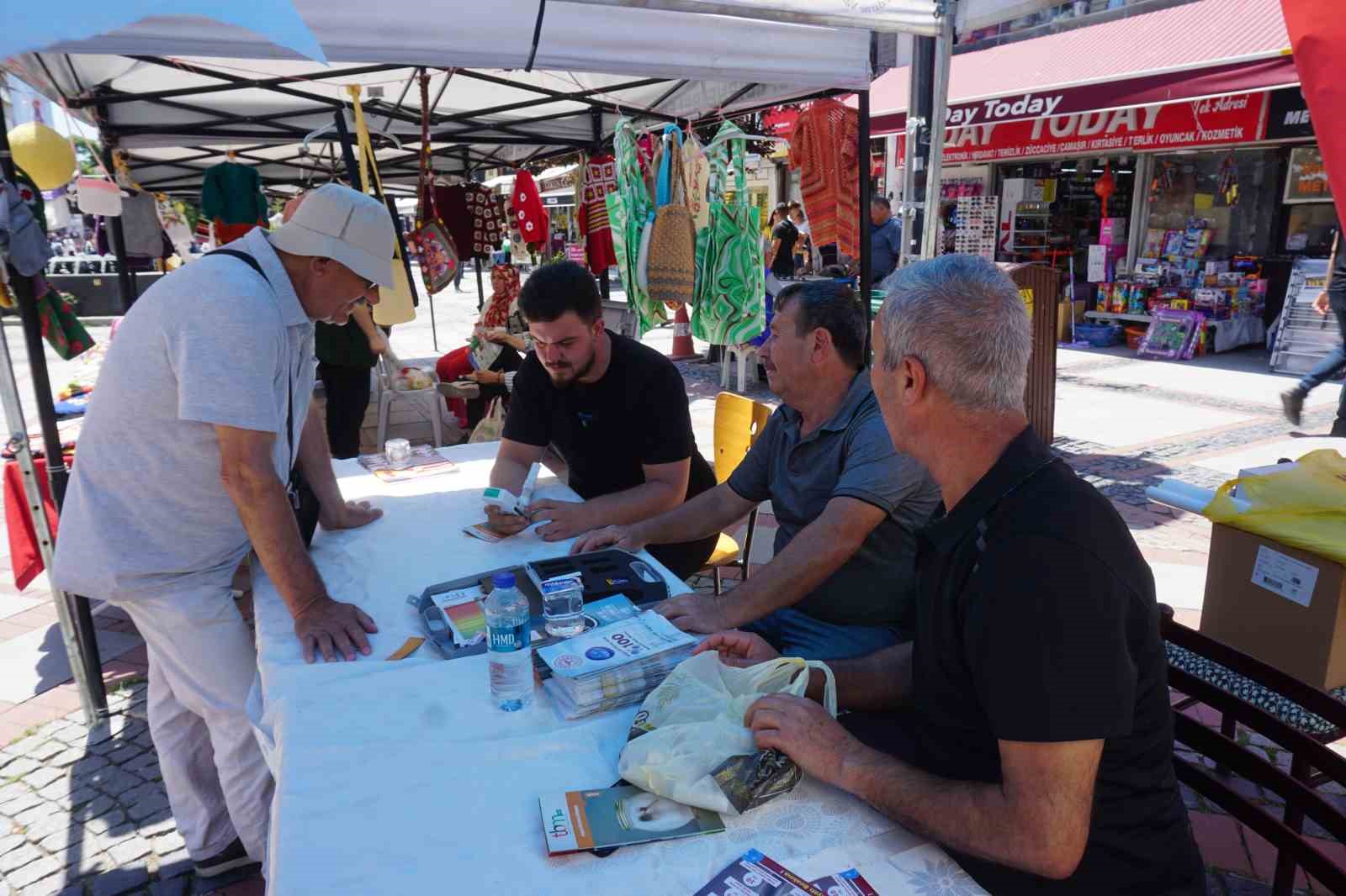 Vatandaşlara karbonmonoksit ölçümü yapıldı
