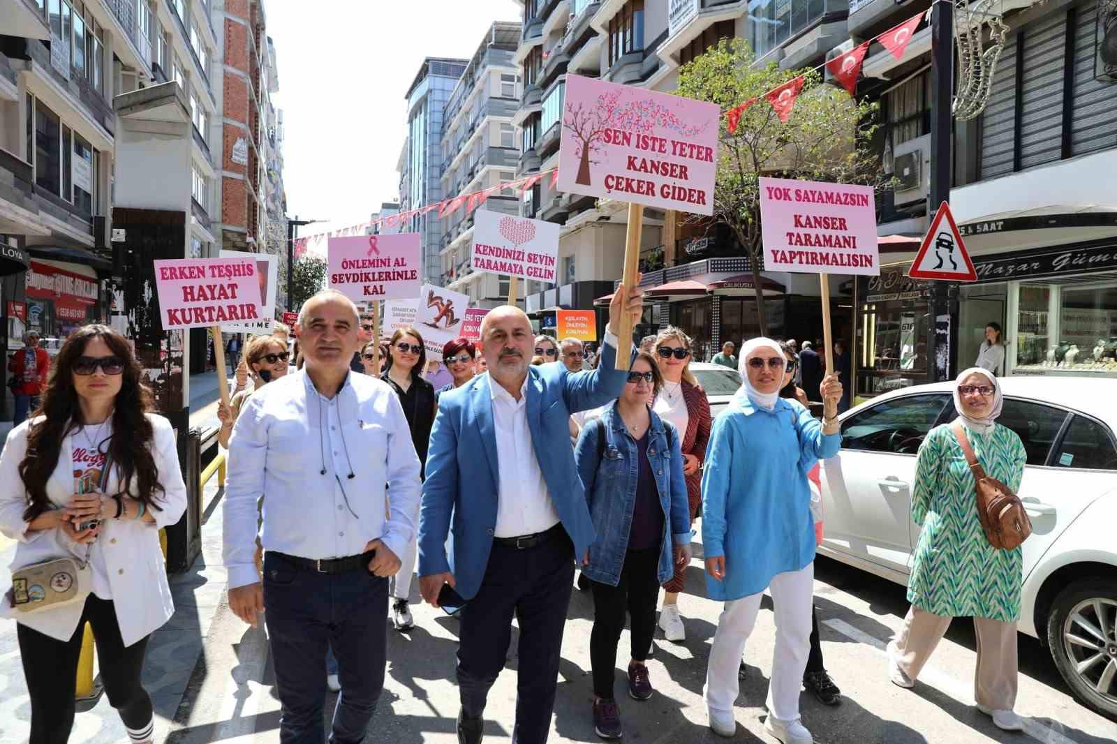 ’Tütünsüz sağlıklı yaşama’ dikkat çekmek için yürüdüler
