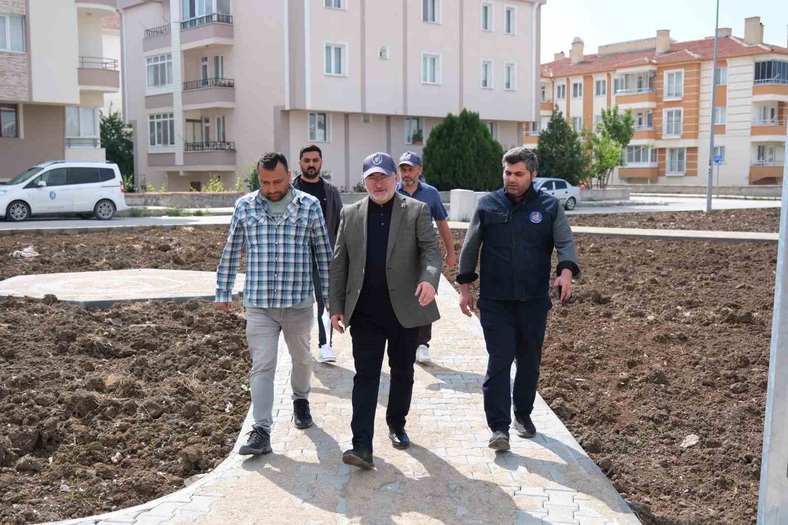 Çorum’da belediye 5 yeni park yapıyor
