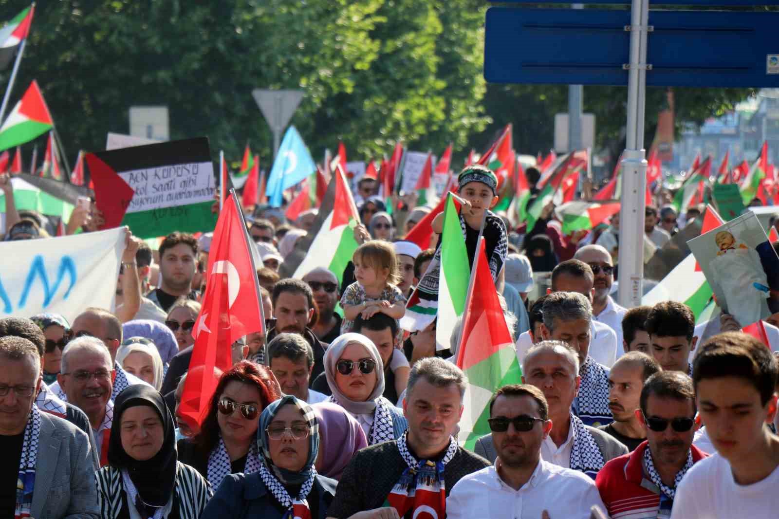 Sakarya’da ‘Büyük Filistin Yürüyüşü’
