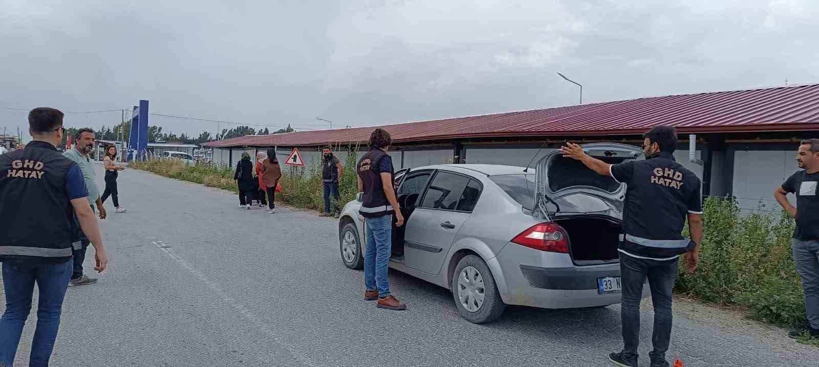 Hatay’da 7 bin 509 şahıs ve 3 bin 129 araç sorgusu yapıldı
