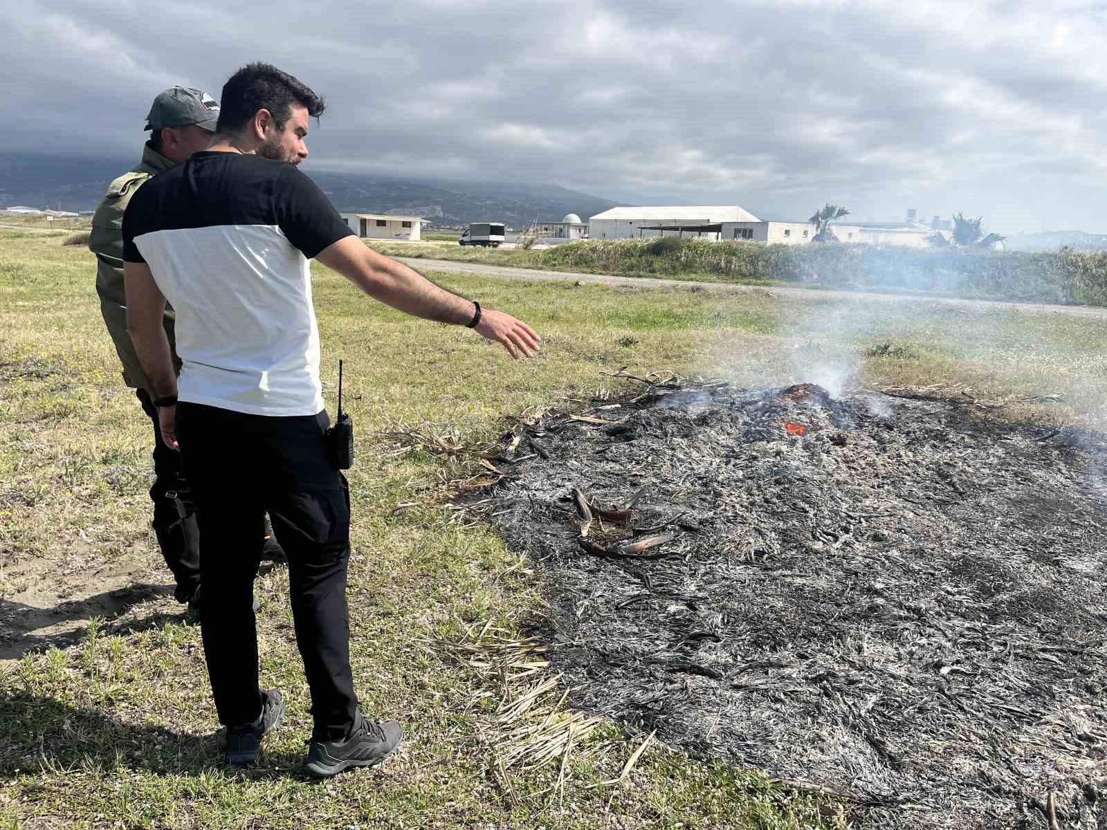 Kuş cennetinde polis denetimi
