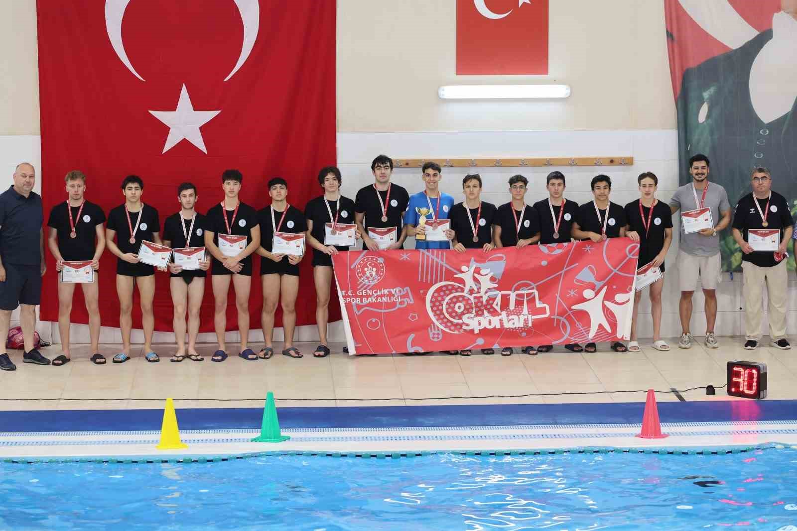 Okul Sporları Sutopu Gençler Türkiye Birinciliği Manisa’da yapıldı
