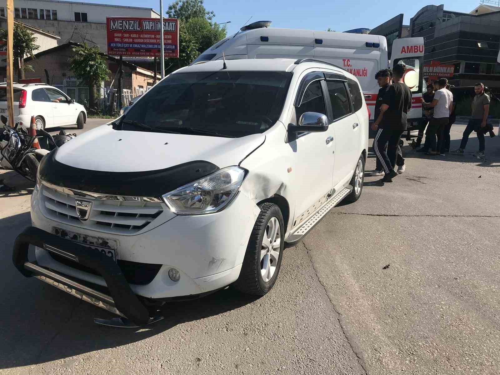 Bursa’da motosiklet kazaları peş peşe geldi, 2 sürücü yaralandı
