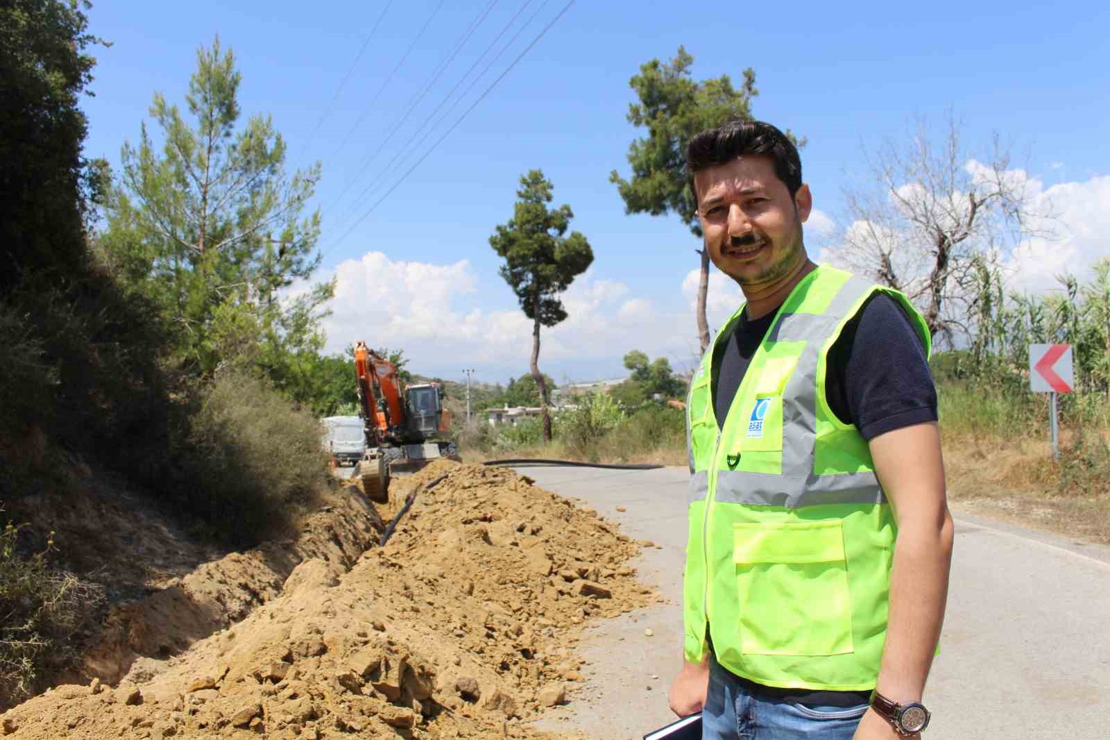 ASAT Manavgat Karaöz’de su borularını yeniliyor
