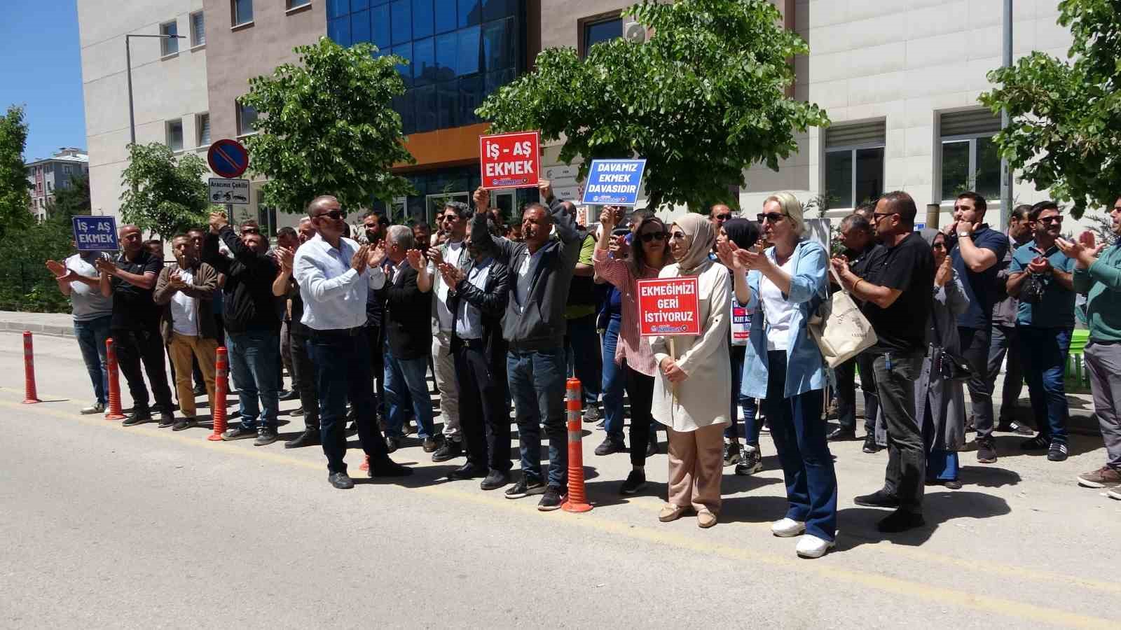 Van’daki işçilerin eylemi bir aydır devam ediyor
