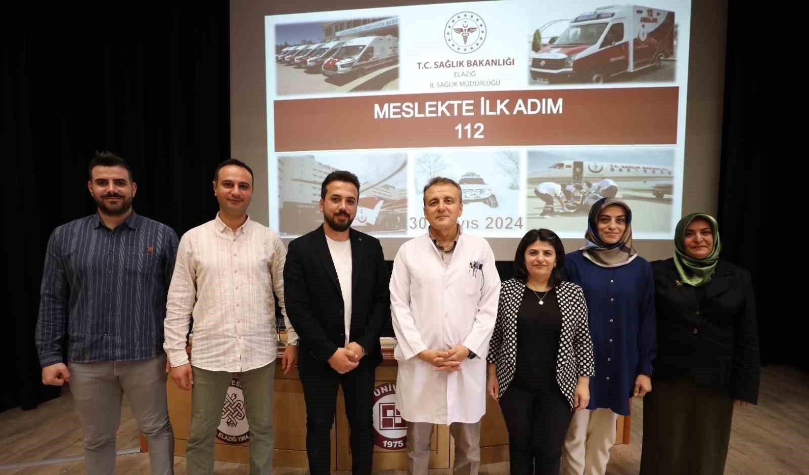 Elazığ’da ’Meslekte İlk Adım 112’ paneli düzenlendi
