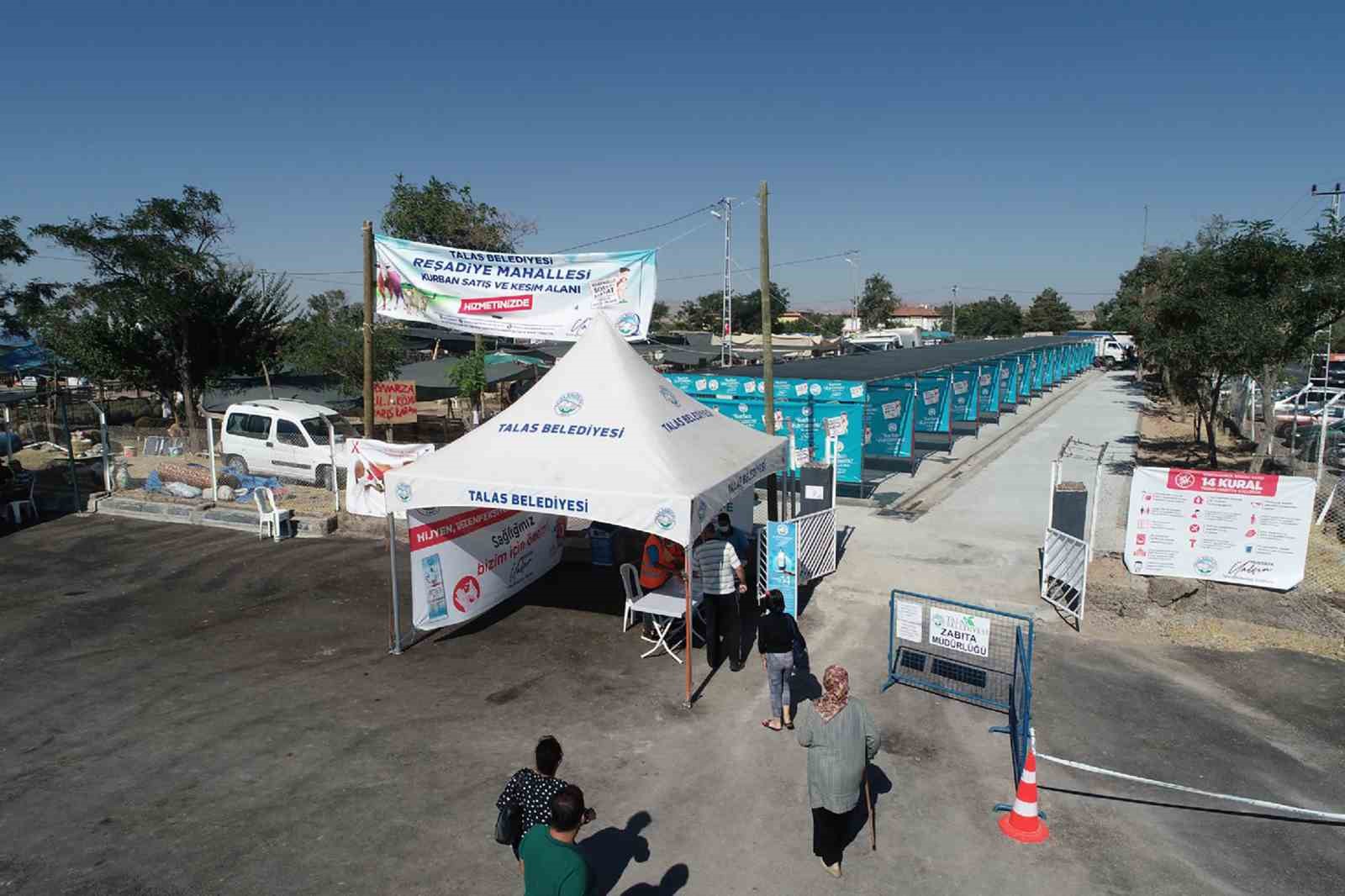 Talas’ta kurban satış yerleri kura ile belirlendi
