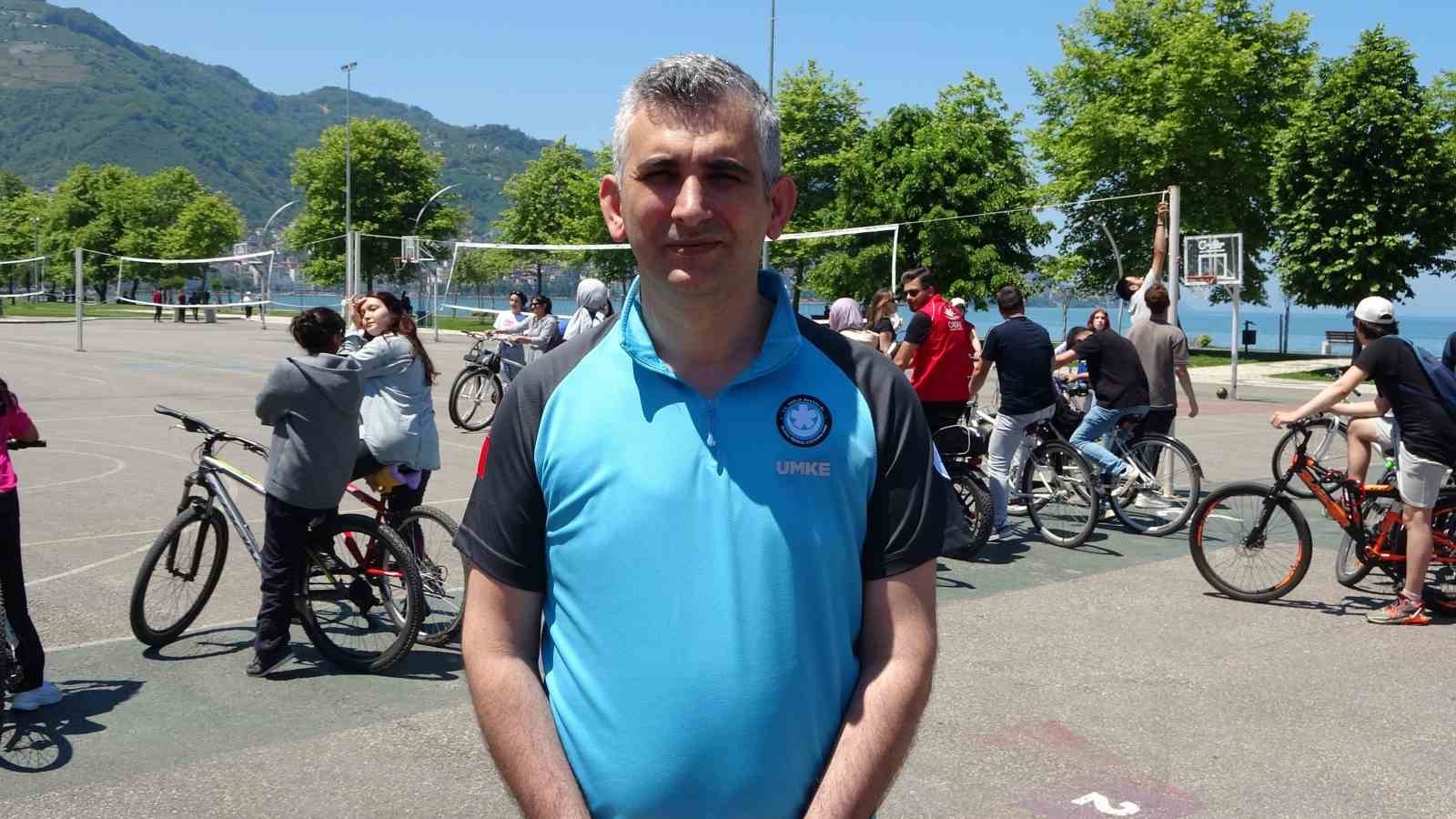 Sağlık için pedal çevirdiler
