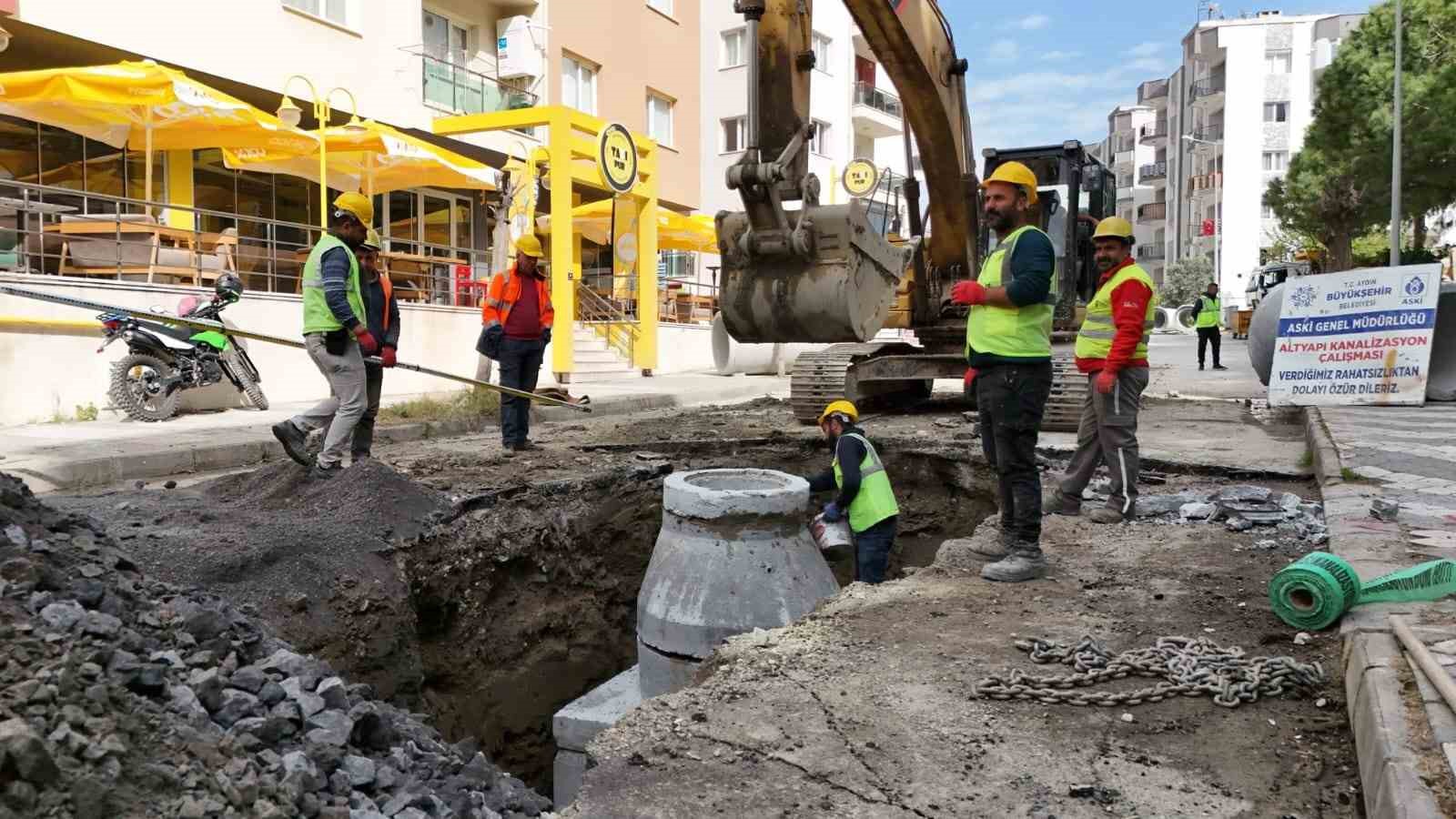 Söke’de altyapı çalışmaları tüm hızıyla sürüyor
