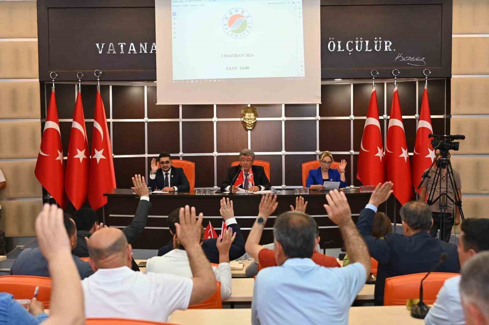 Kepez Belediye Meclisi haziran ayı toplantısını yaptı
