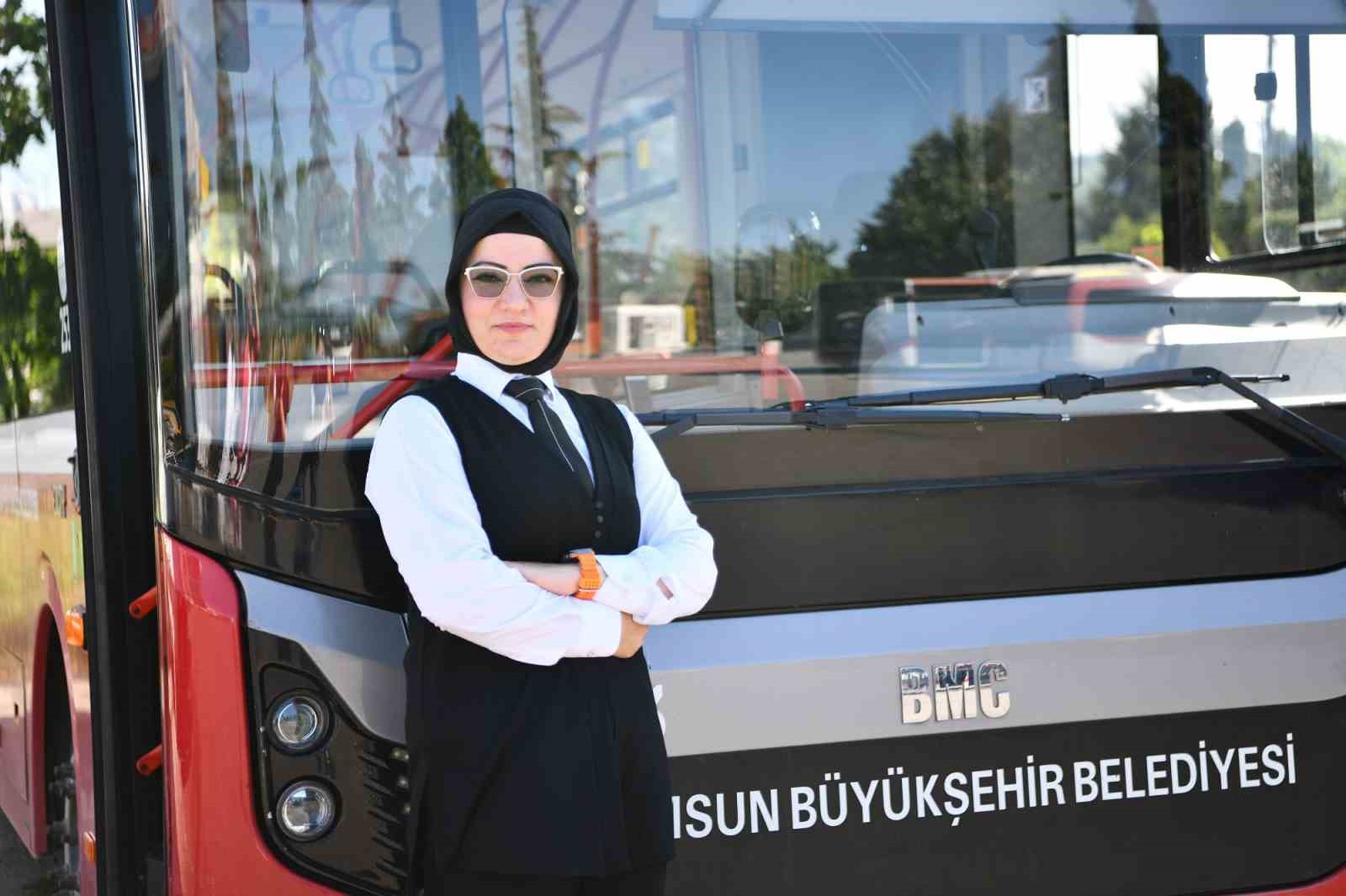 Samsun’un Nazime kaptanı, otobüs şoförü olarak çalışıyor
