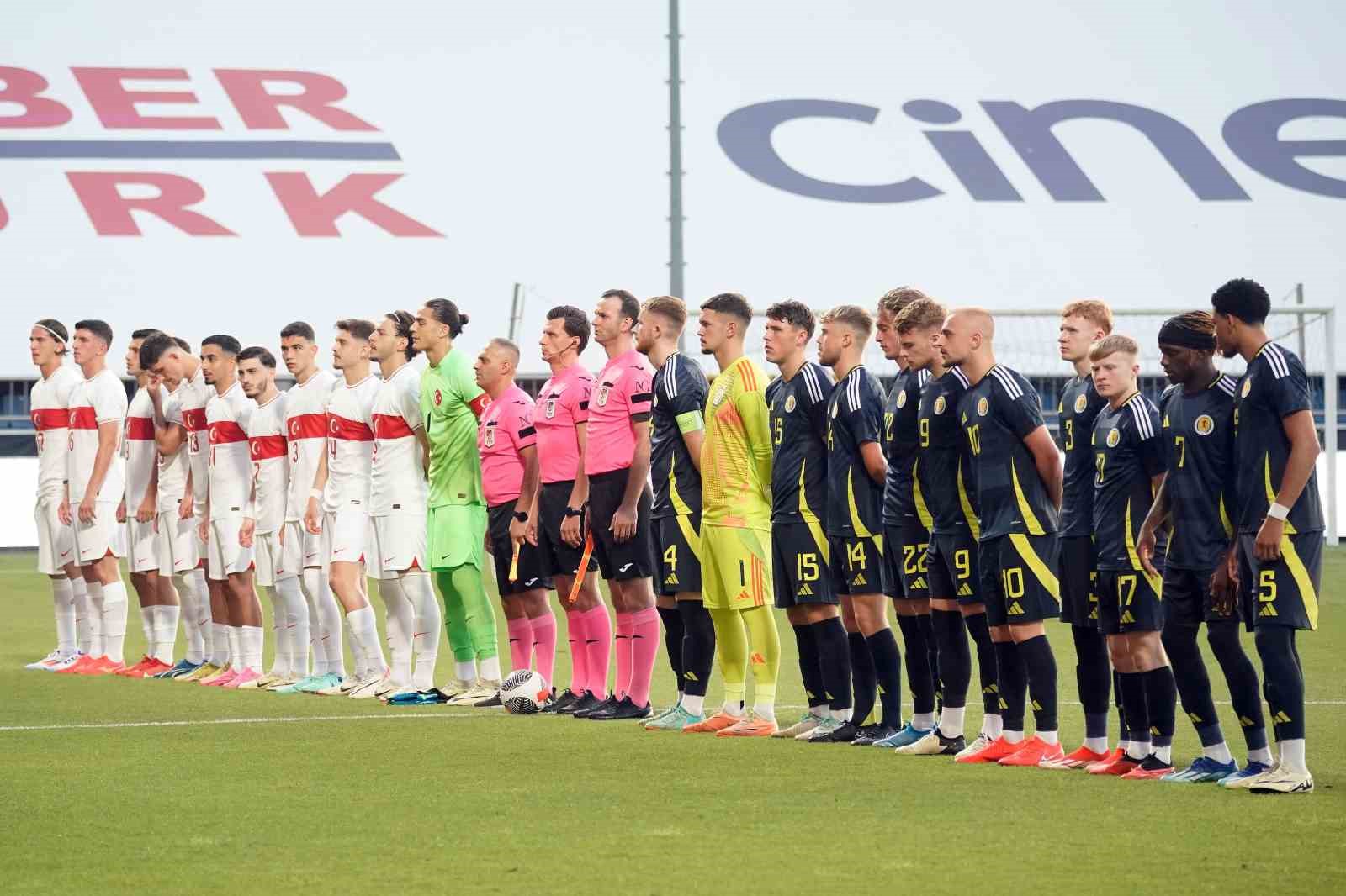 U21 Hazırlık Maçı: Türkiye: 2 - İskoçya: 1
