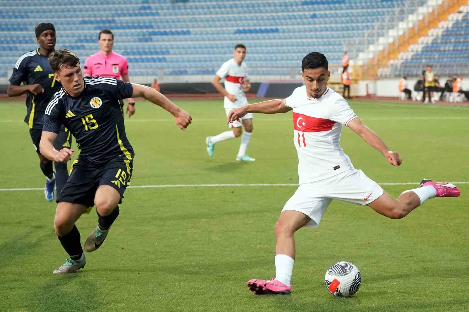 U21 Hazırlık Maçı: Türkiye: 2 - İskoçya: 1
