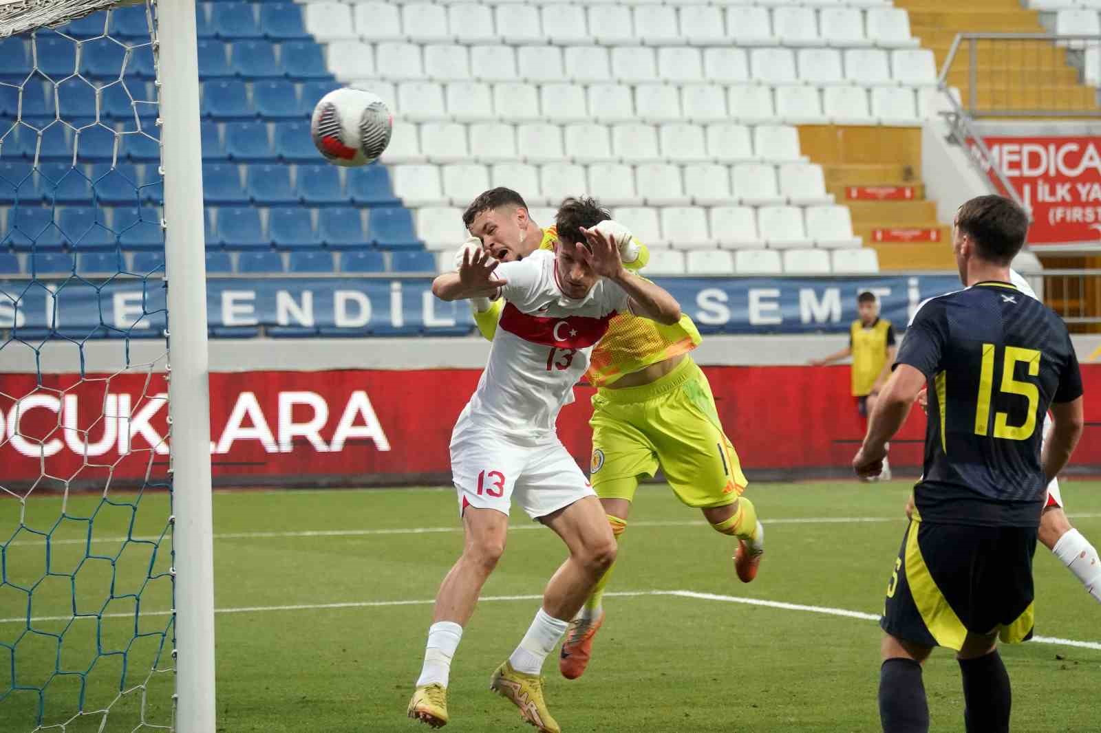 U21 Hazırlık Maçı: Türkiye: 2 - İskoçya: 1
