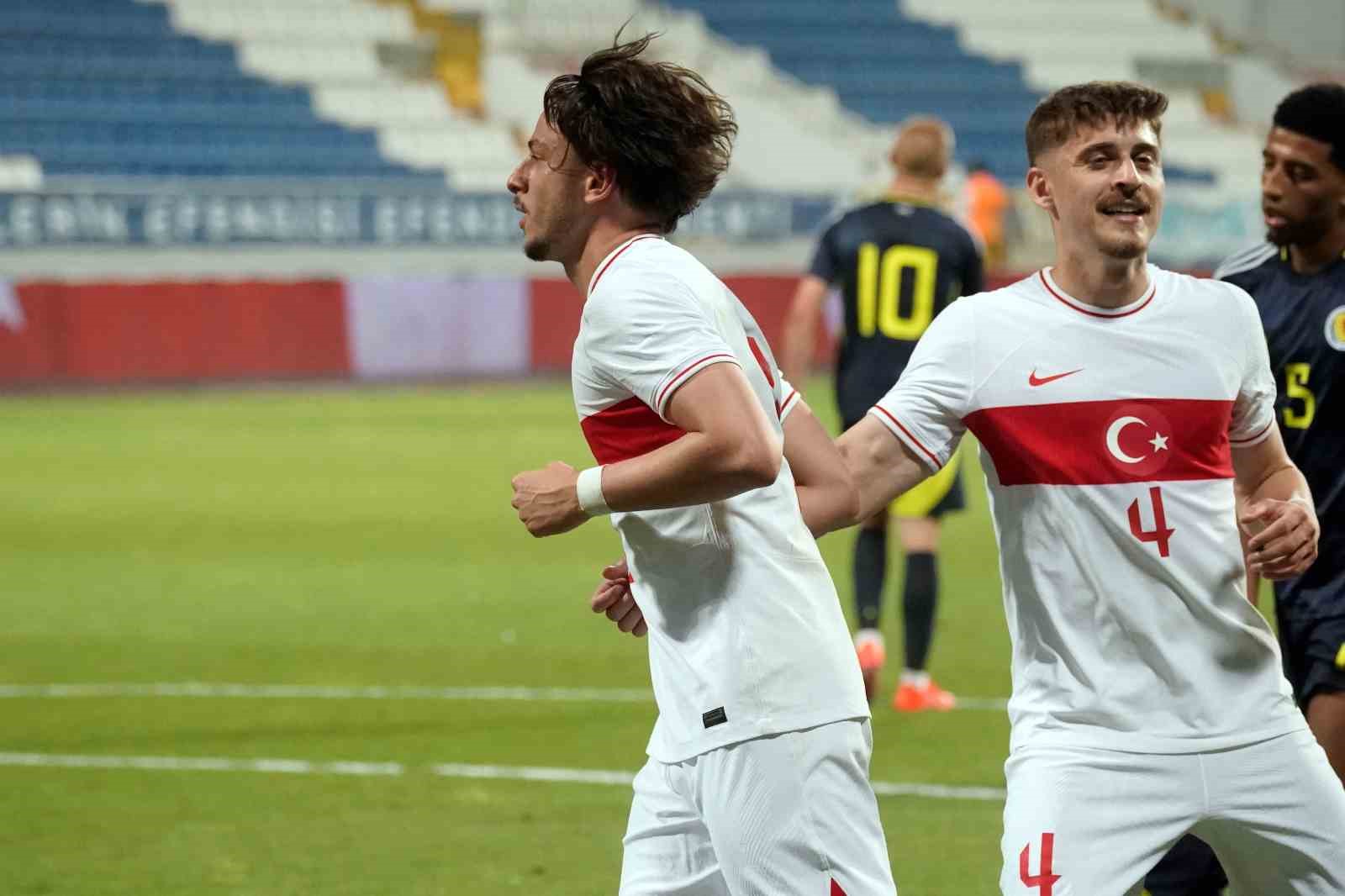 U21 Hazırlık Maçı: Türkiye: 2 - İskoçya: 1
