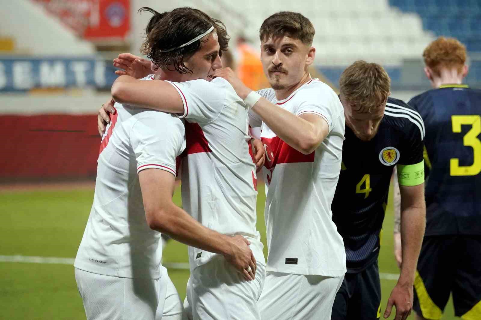 U21 Hazırlık Maçı: Türkiye: 2 - İskoçya: 1
