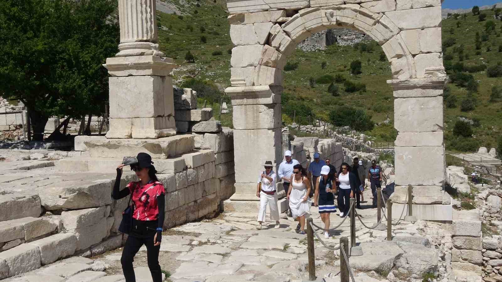 AB büyükelçileri Sagalassos Antik Kenti’nde bir araya geldi
