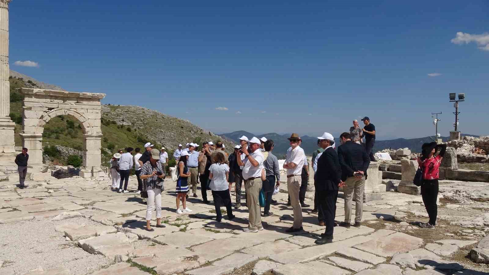 AB büyükelçileri Sagalassos Antik Kenti’nde bir araya geldi
