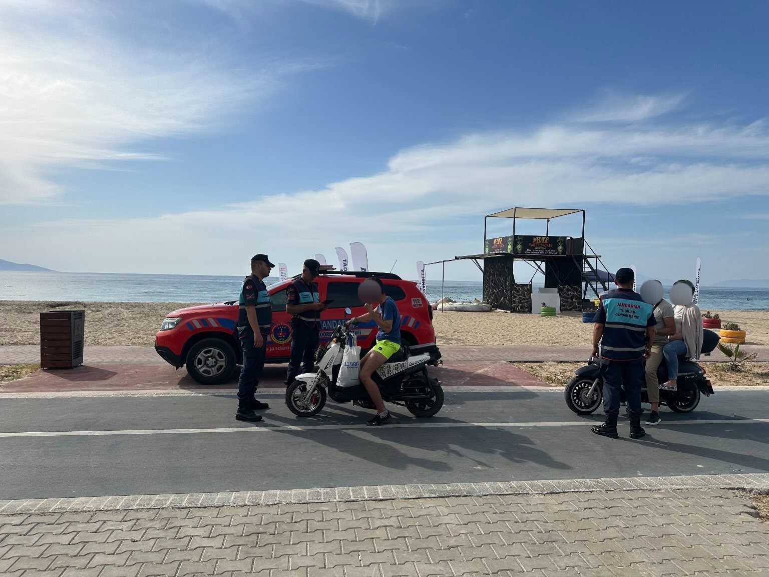 Kuşadası’nda motosiklet denetimi
