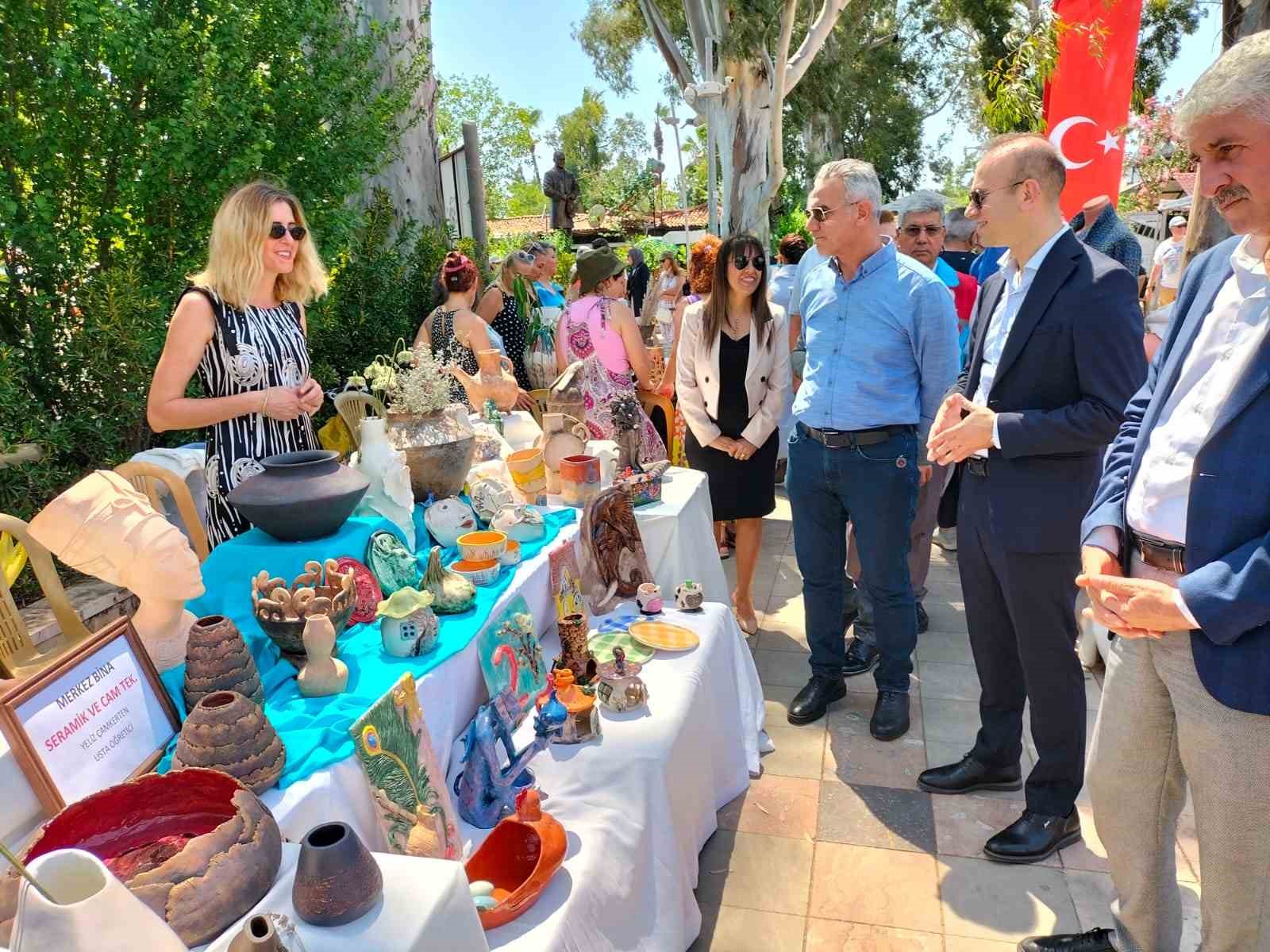 Köyceğiz’de Hayat Boyu Öğrenme Haftası sergi açılışı ile başladı
