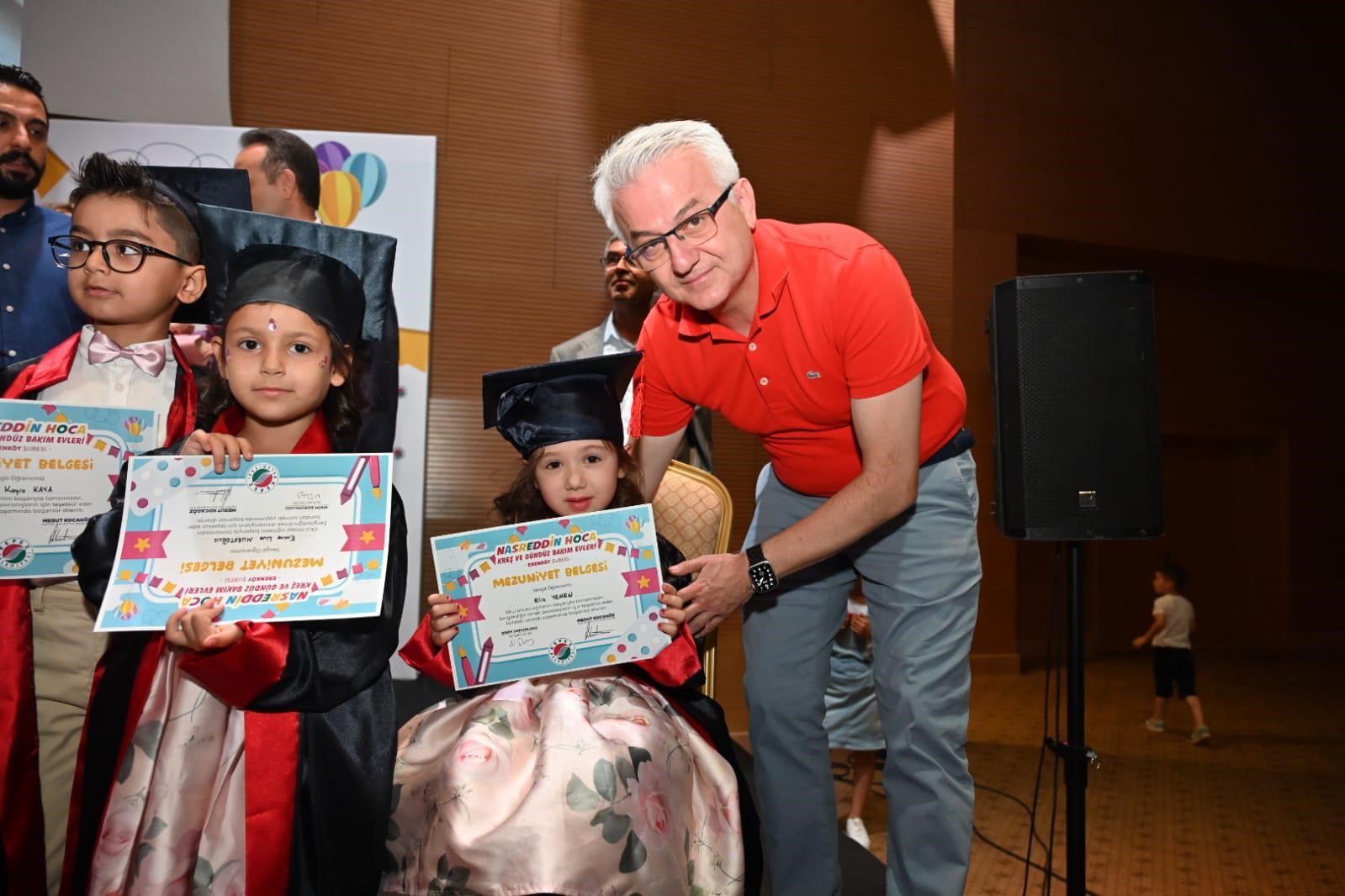 Erenköy Nasreddin Hoca Kreşinde mezuniyet sevinci yaşandı
