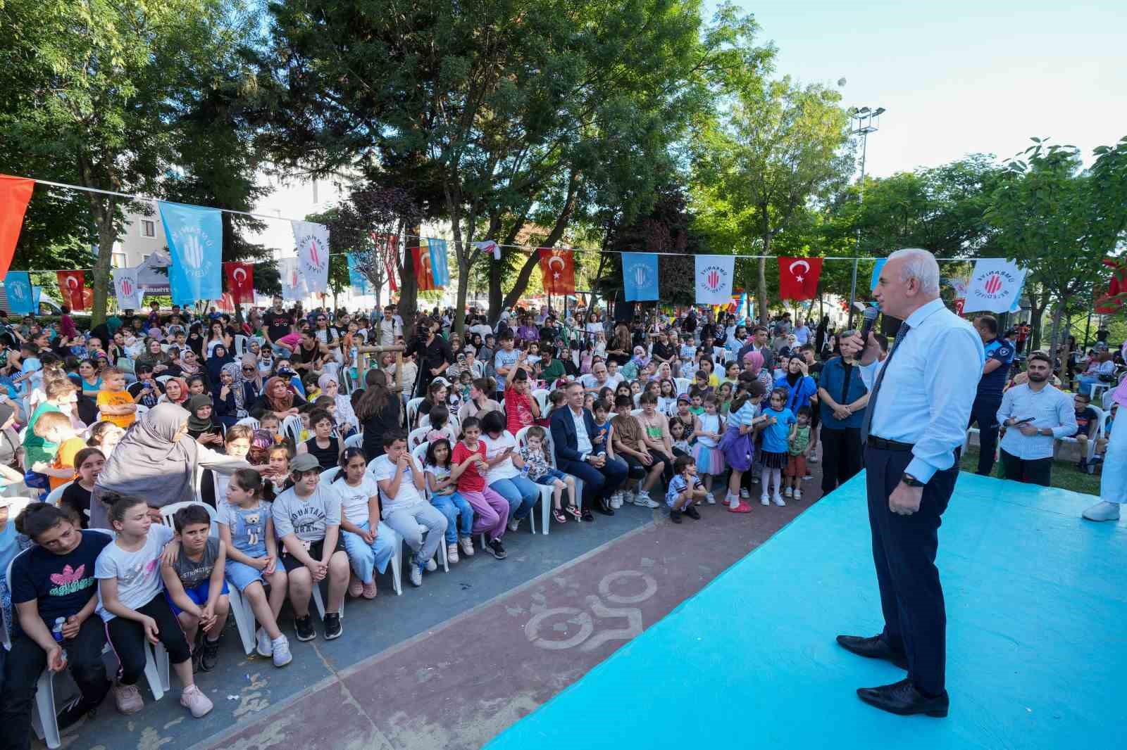 Çocukların heyecanla beklediği Ümraniye Çocuk Festivali başladı
