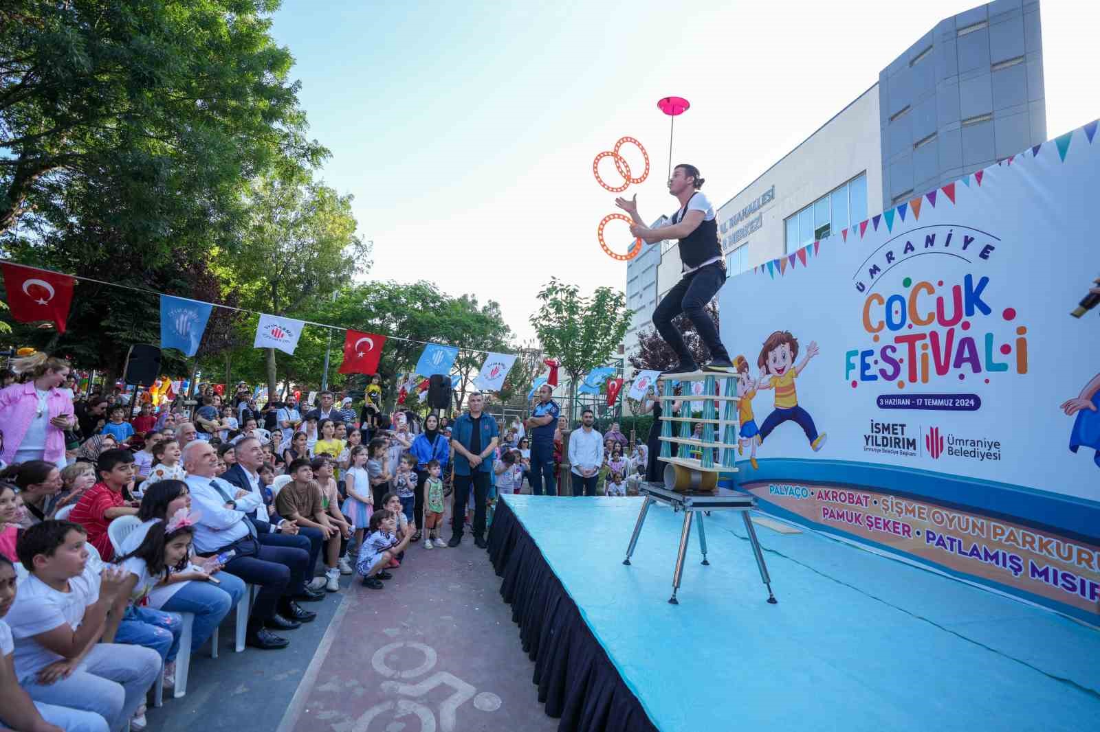 Çocukların heyecanla beklediği Ümraniye Çocuk Festivali başladı
