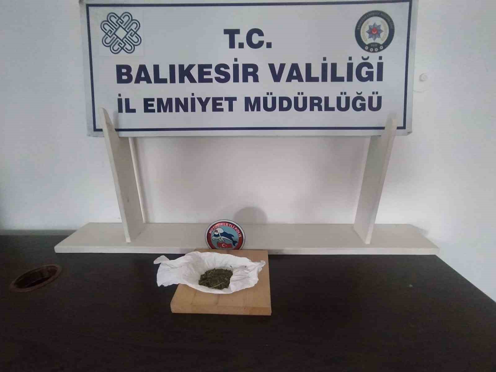 Balıkesir’de uyuşturucuya karşı mücadele
