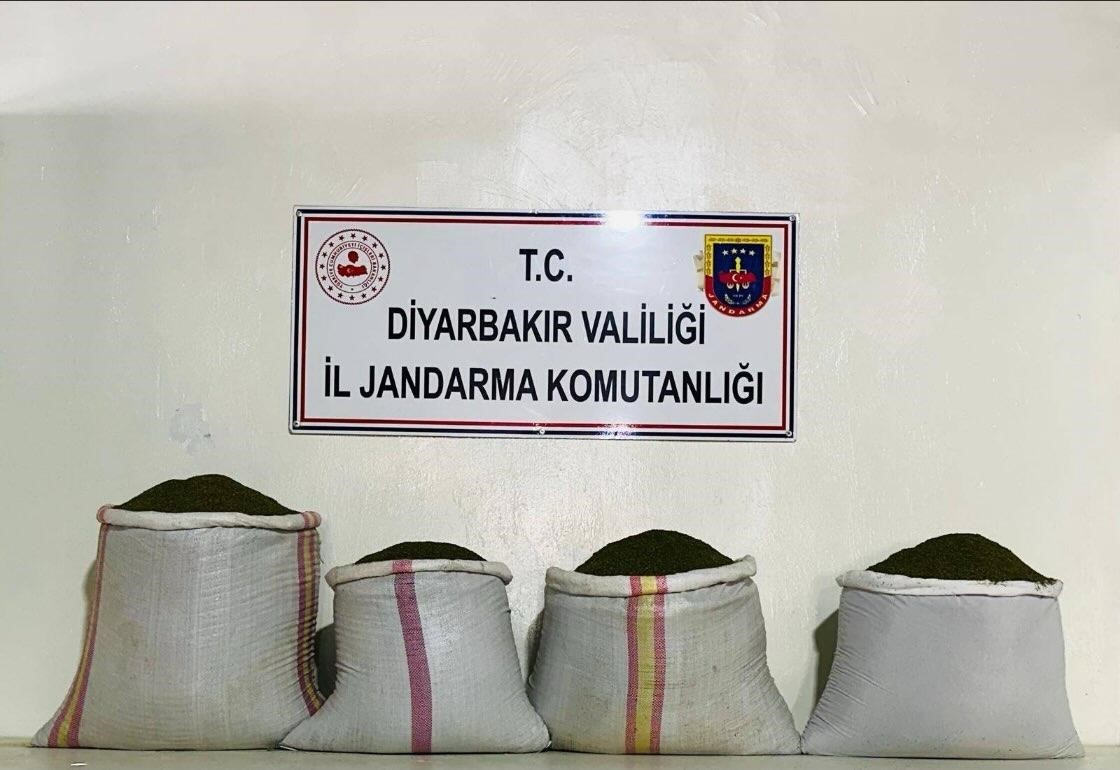 Lice’de 68 kilo esrar ele geçirildi
