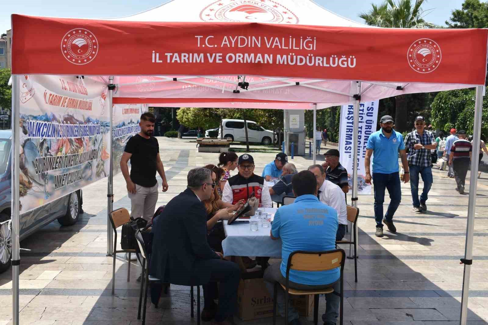 Pilot il Aydın’da su ürünleri tüketici alışkanlıkları anketi uygulanıyor
