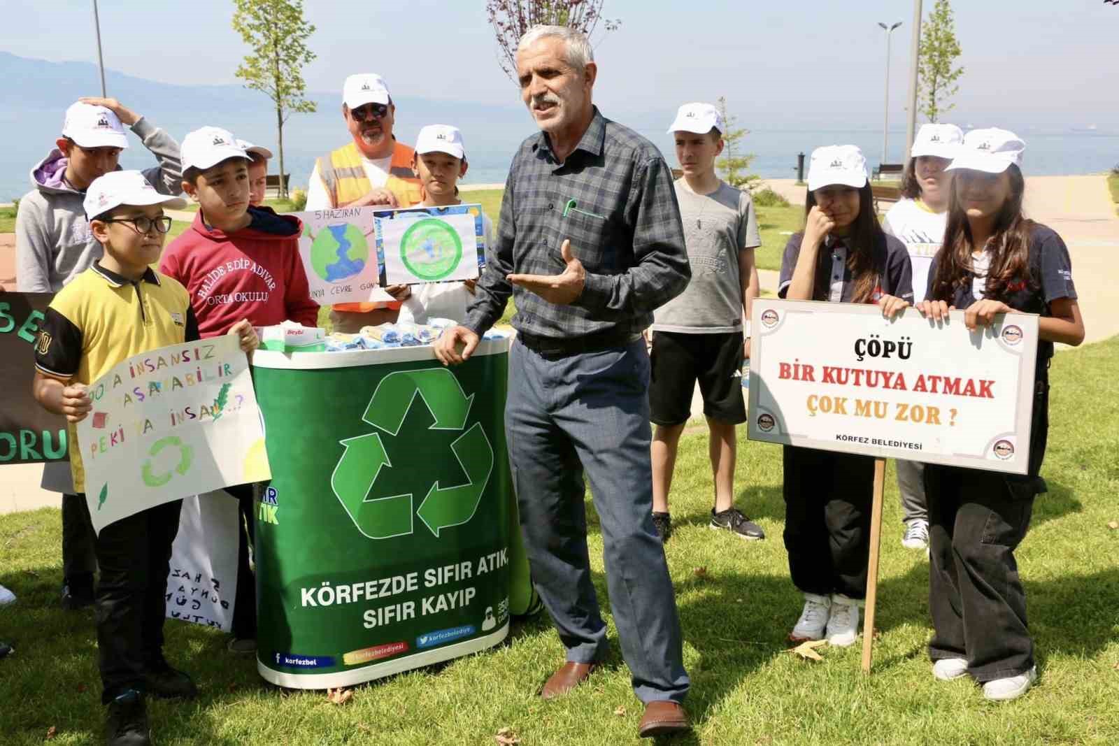 Yarımca Sahili’nde 150 kilogram atık toplandı
