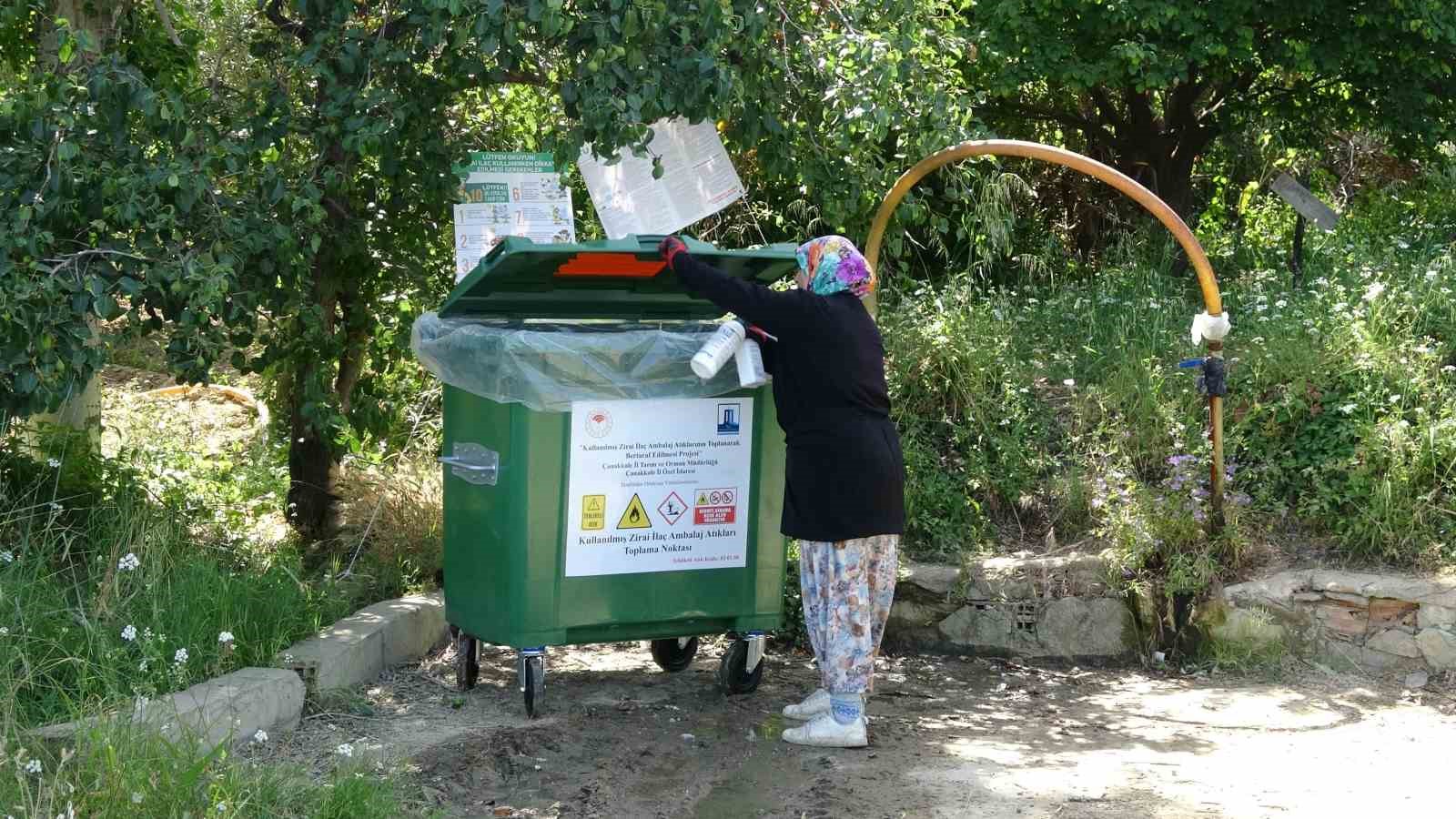 Lapseki’de, 5 Haziran Dünya Çevre Günü’nde zirai ilaç atıklarıyla mücadele başlatıldı
