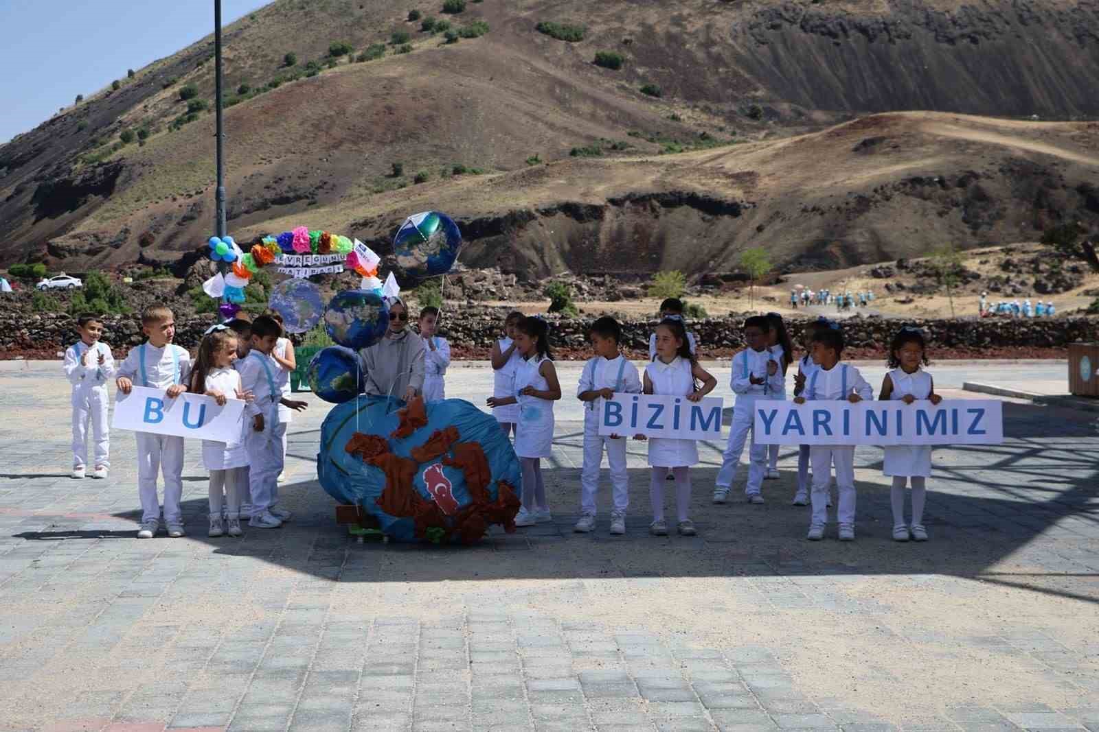 Dünya Çevre Günü etkinliği jeopark alanında düzenlendi
