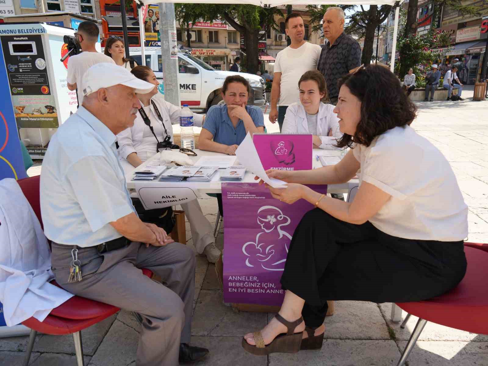 Kastamonu’da sokakta vatandaşlara ücretsiz sağlık testleri yapıldı
