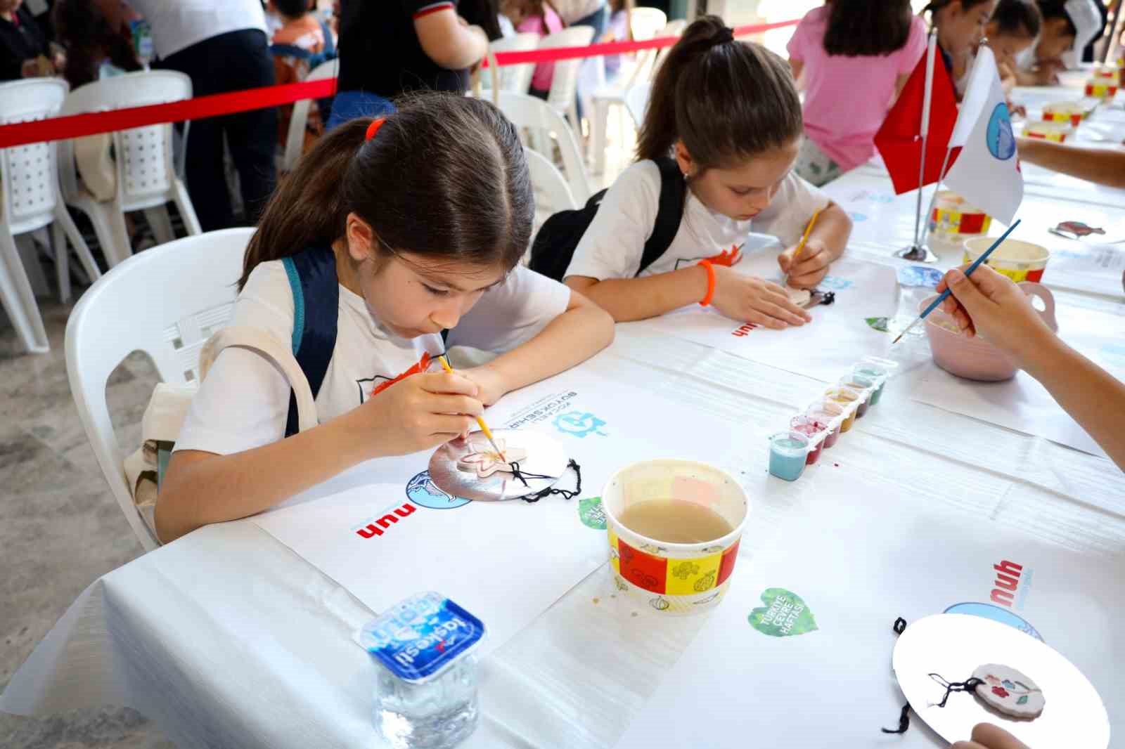 Çocuklar Çevre Haftası’nda hem eğlendi hem öğrendi
